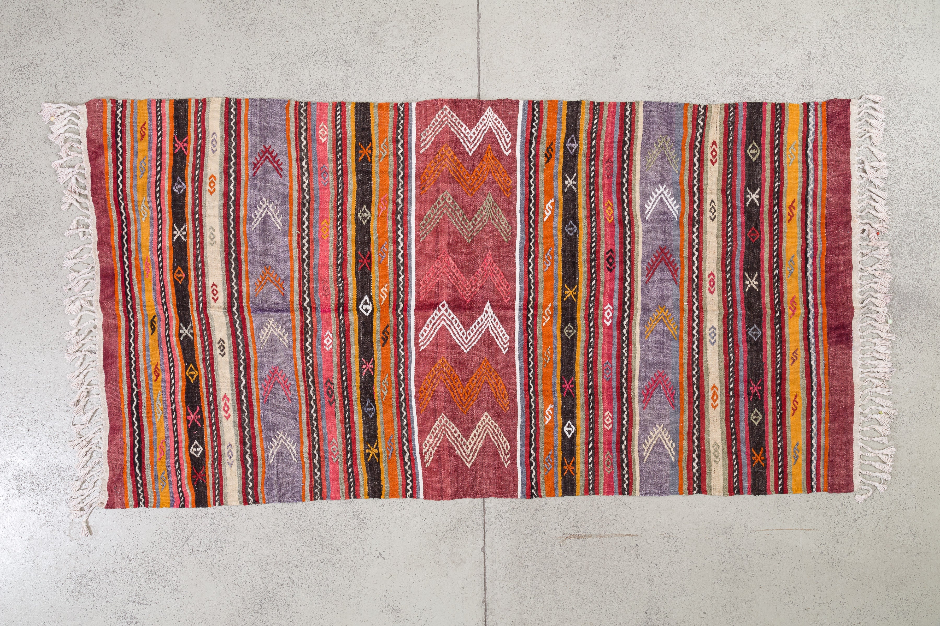 Vintage Kilim Denizli 216x112cm - Wild Heart Free Soul