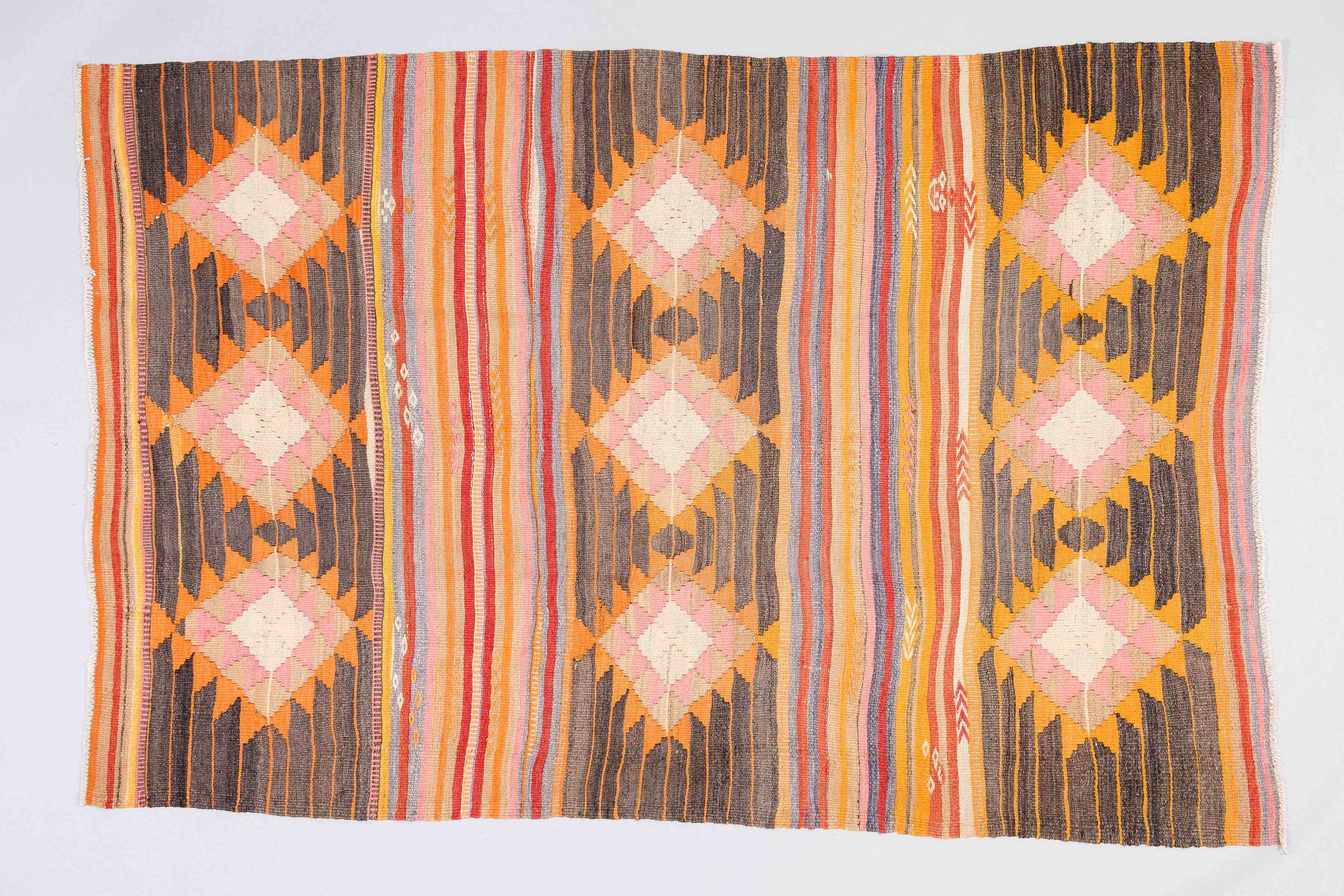Vintage Kilim Denizli 230x153cm - Wild Heart Free Soul