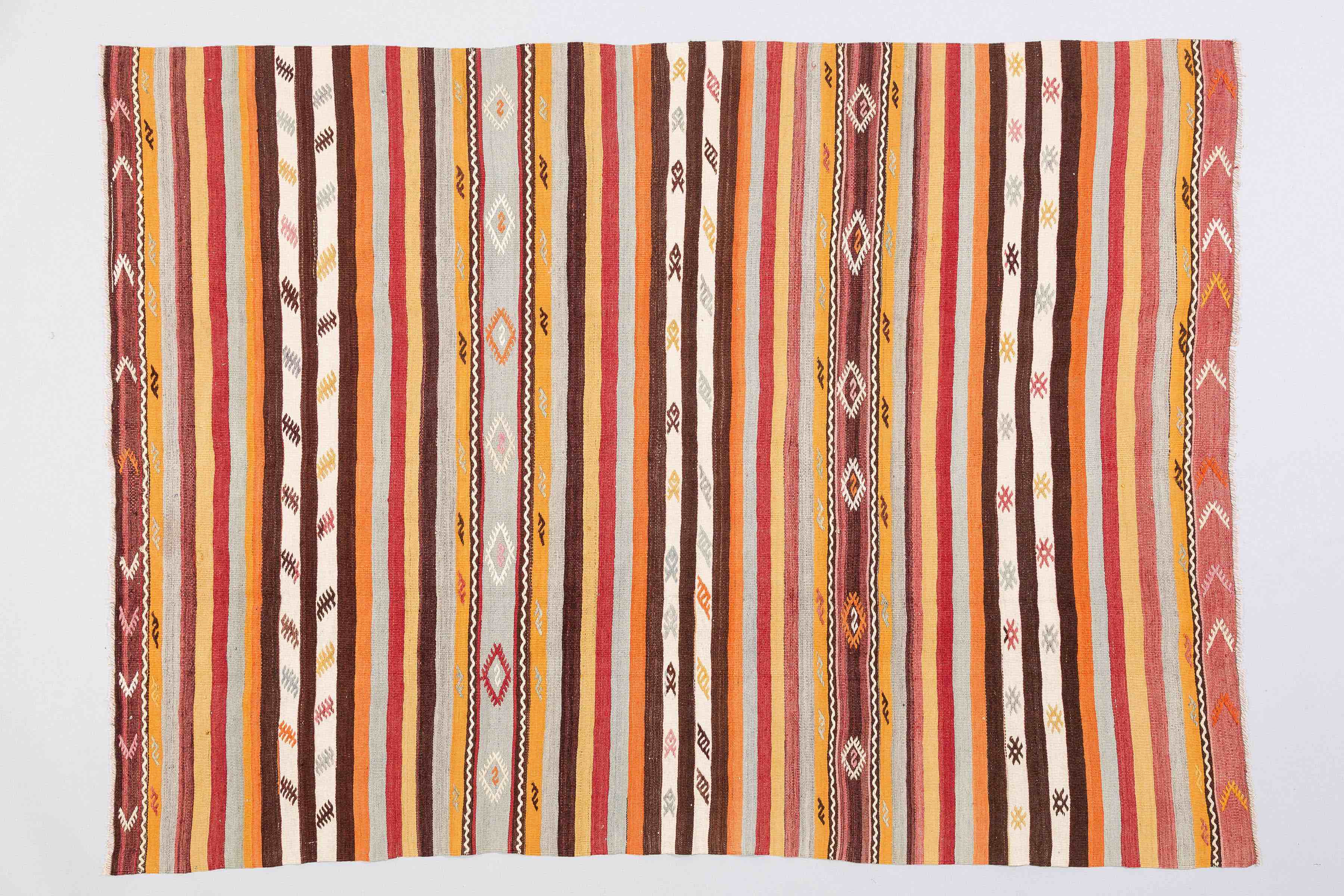 Vintage Kilim Denizli 230x166cm - Wild Heart Free Soul