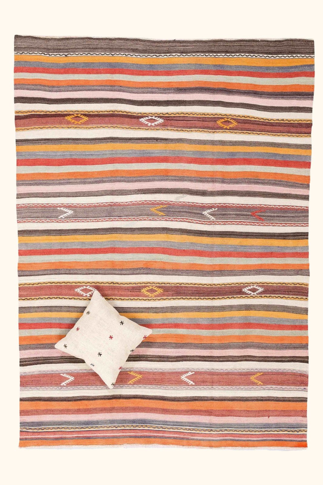 Vintage Kilim Denizli 233x167cm - Wild Heart Free Soul