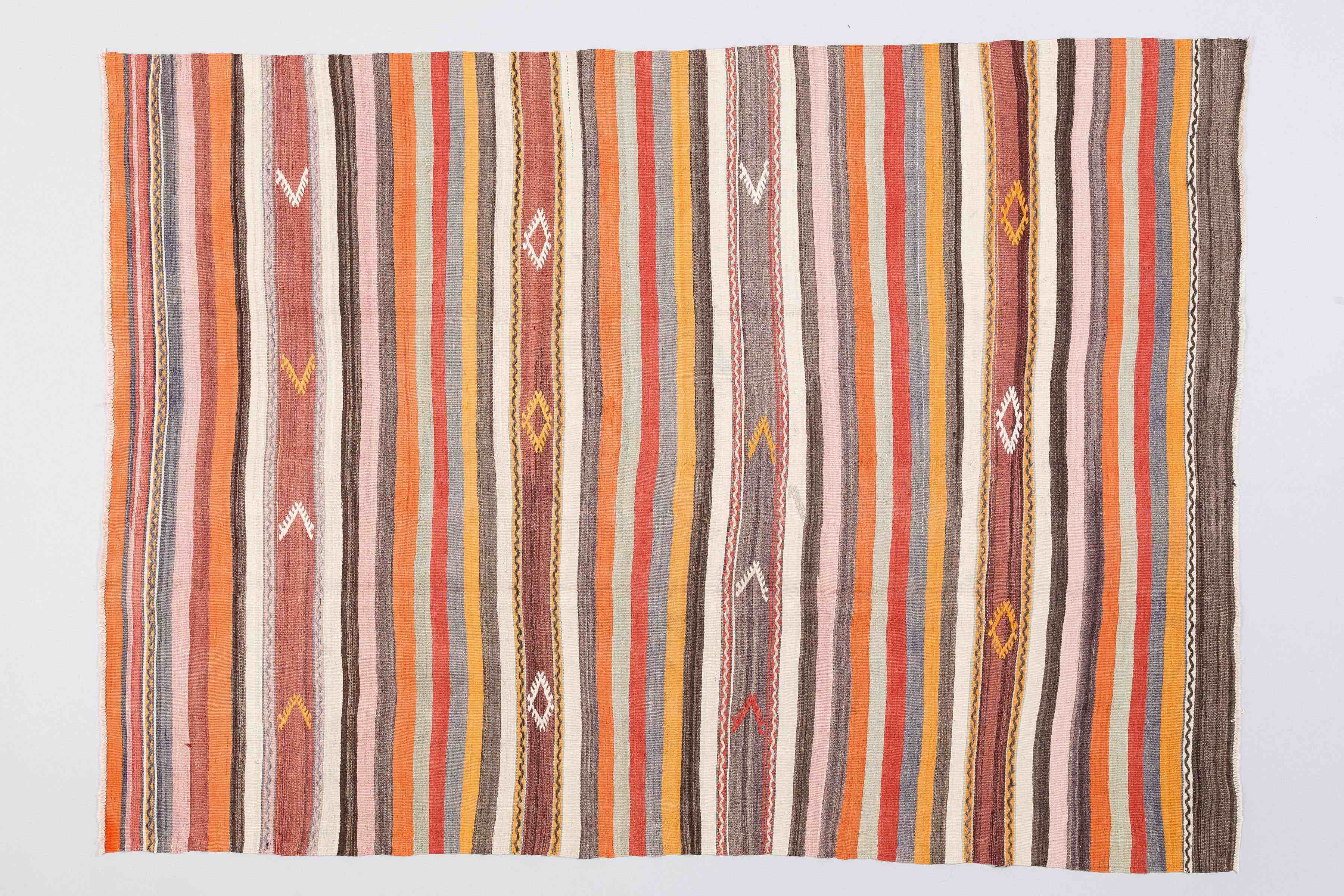 Vintage Kilim Denizli 233x167cm - Wild Heart Free Soul