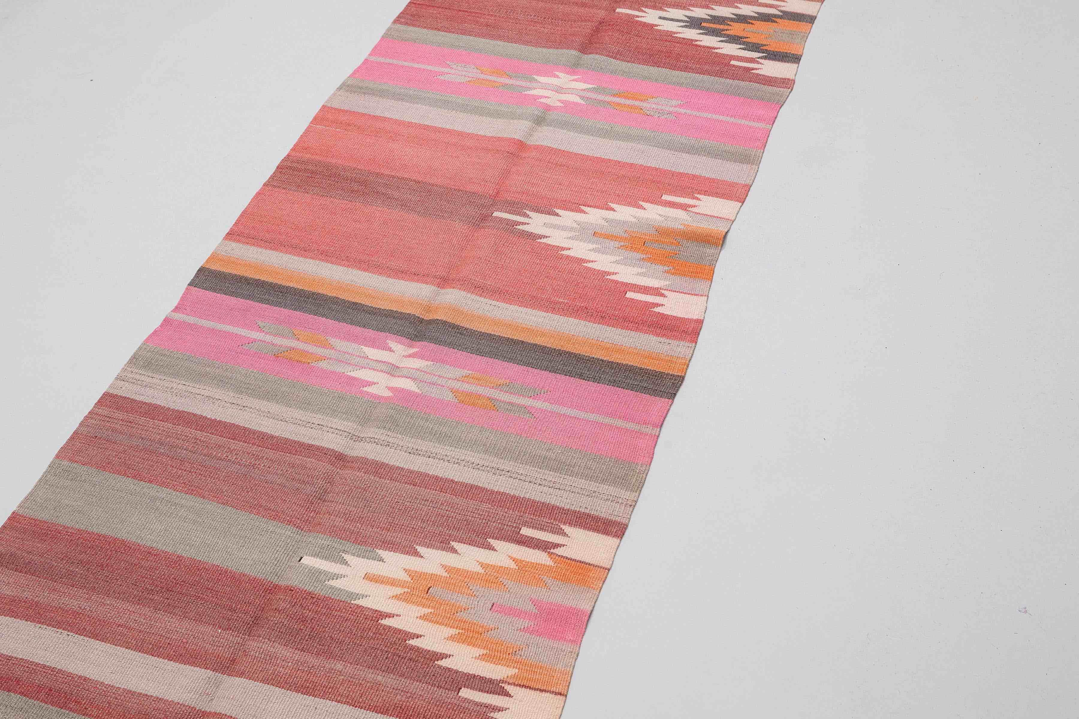 Vintage Kilim Denizli 250x78cm - Wild Heart Free Soul