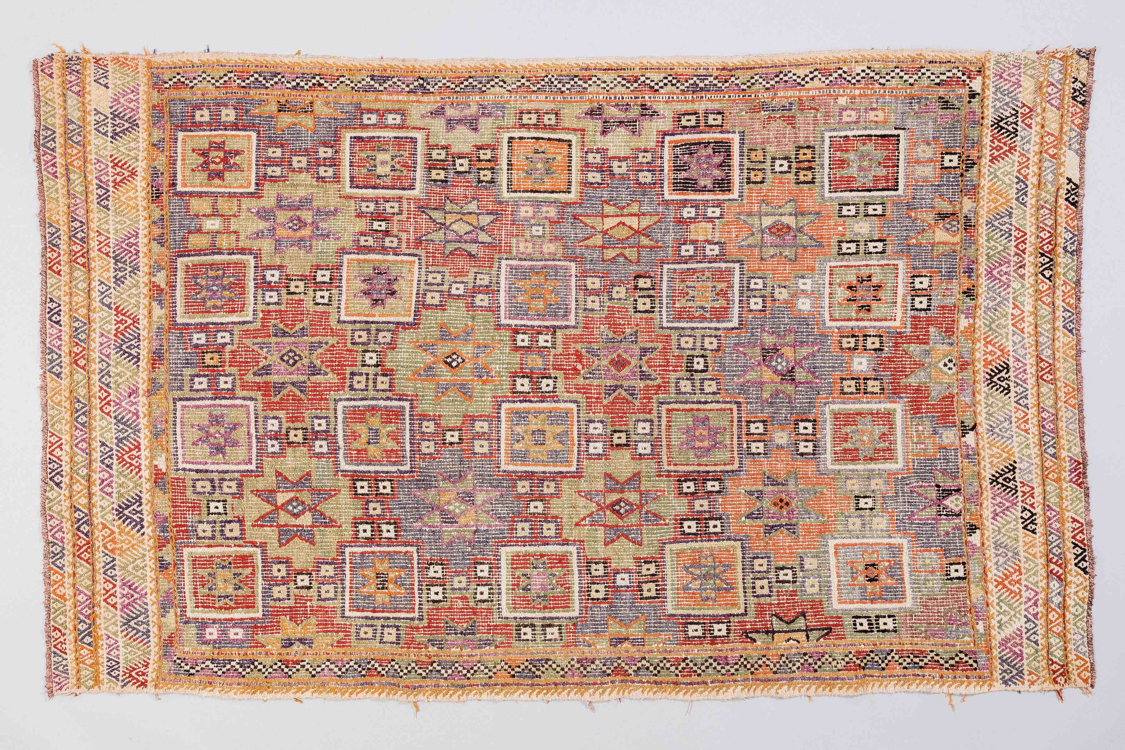 Vintage Kilim Denizli 263x165cm - Wild Heart Free Soul