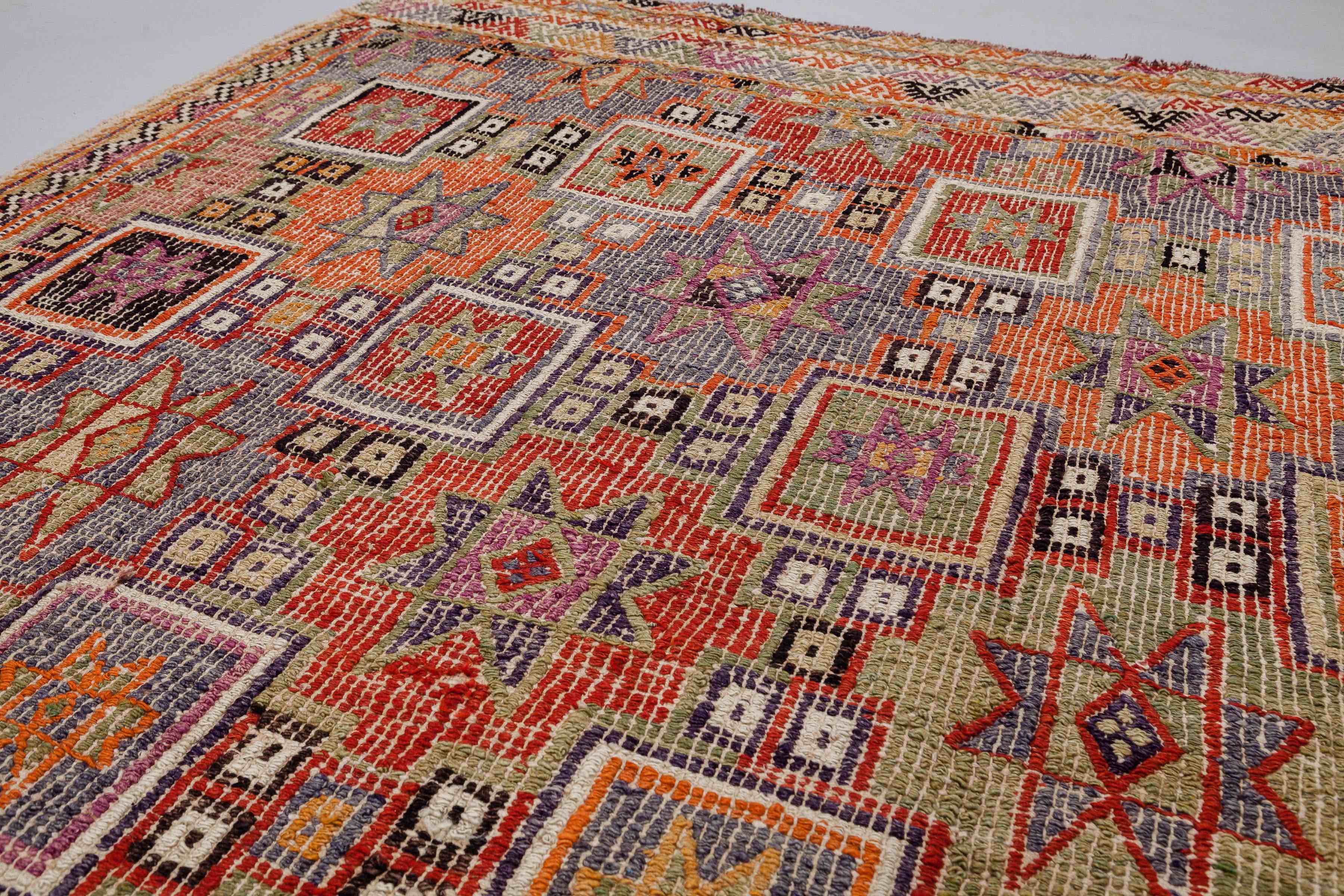 Vintage Kilim Denizli 263x165cm - Wild Heart Free Soul