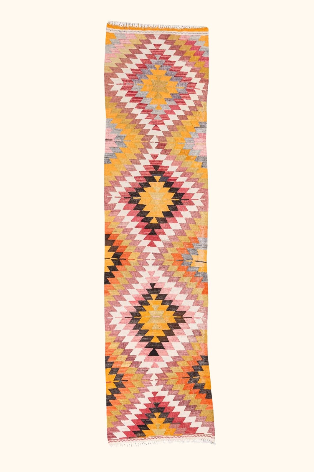 Vintage Kilim Denizli 272x69cm - Wild Heart Free Soul