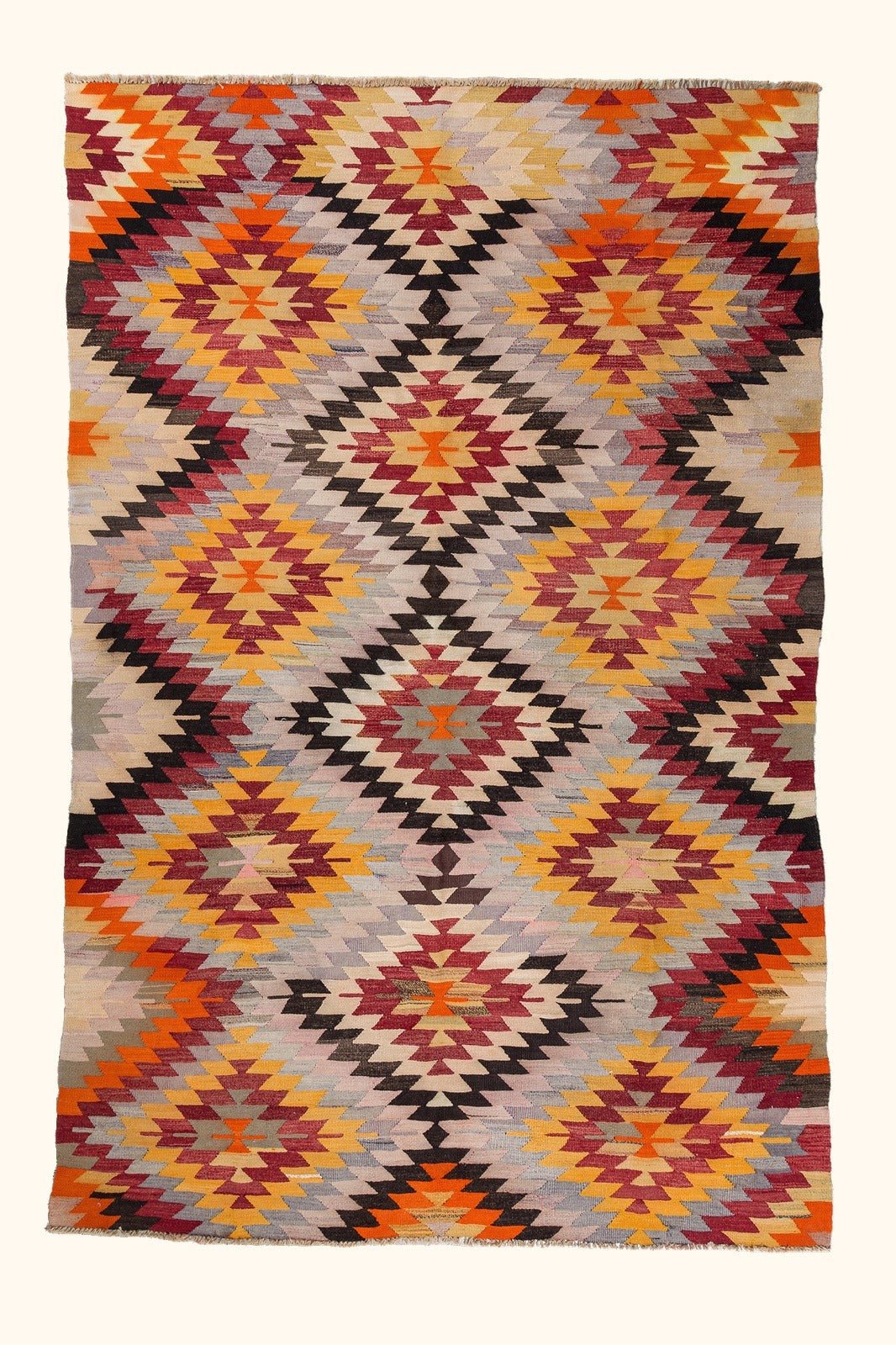 Vintage Kilim Denizli 276x176 cm - Wild Heart Free Soul