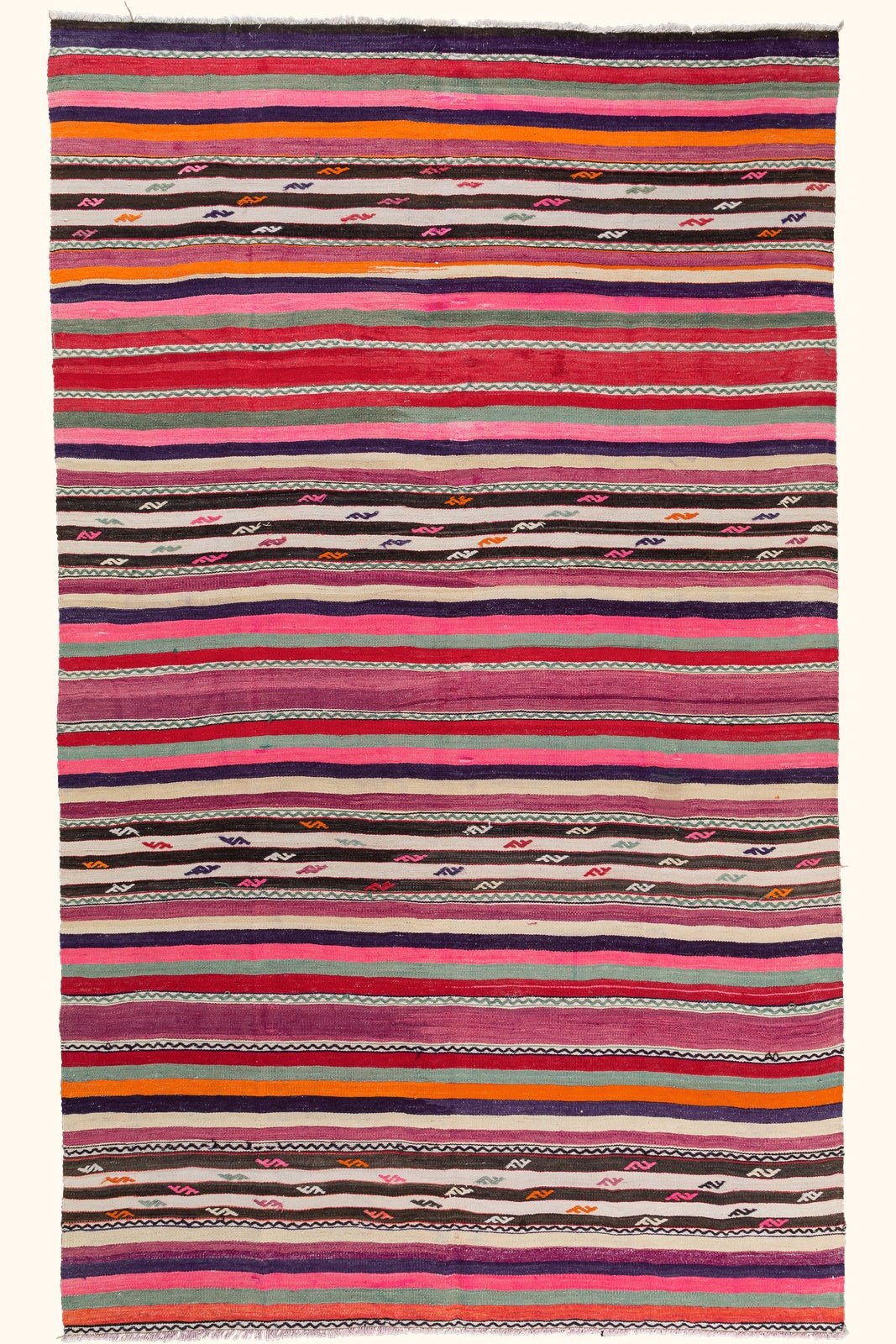 Vintage Kilim Denizli 287x173cm - Wild Heart Free Soul