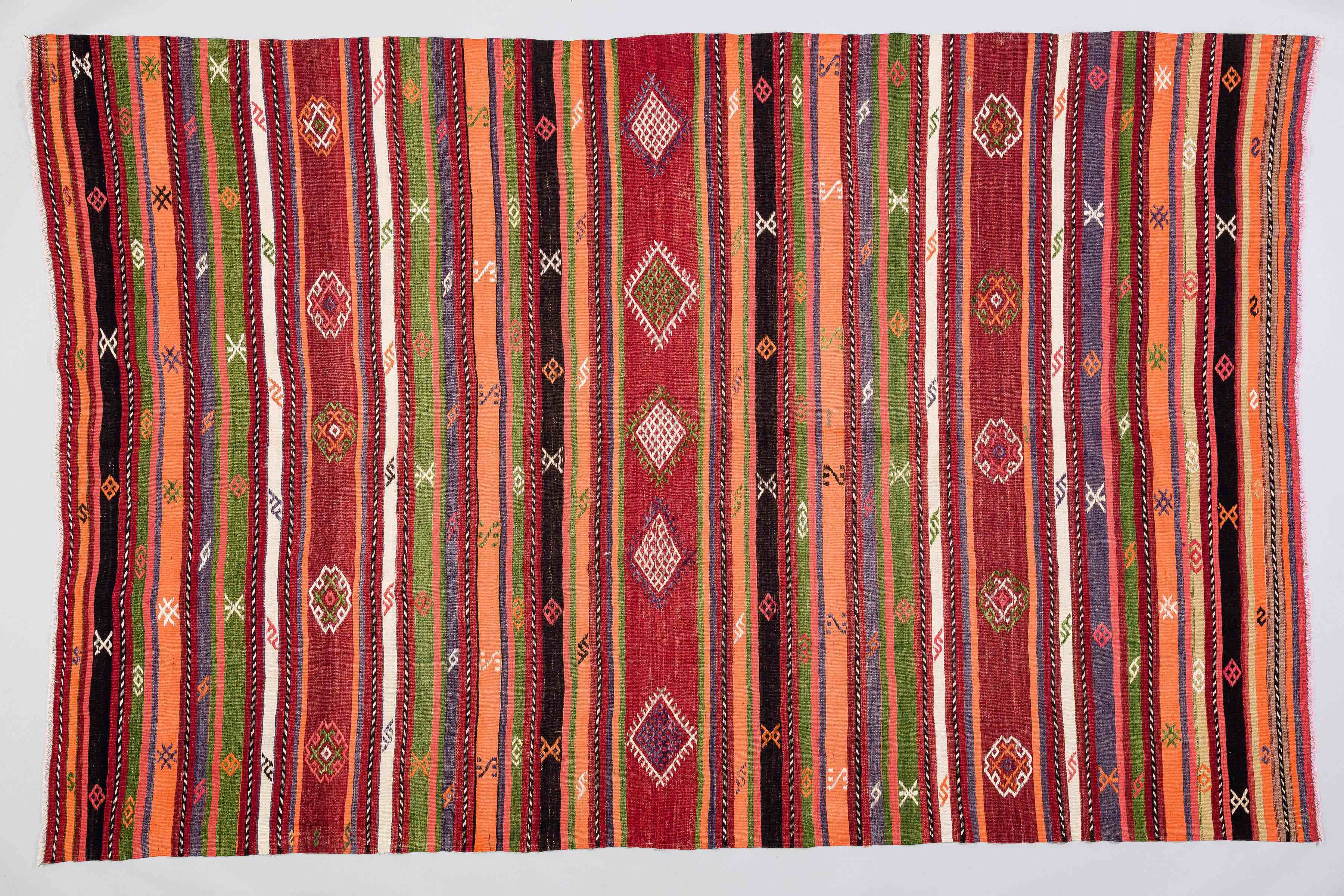 Vintage Kilim Denizli 306X202cm - Wild Heart Free Soul