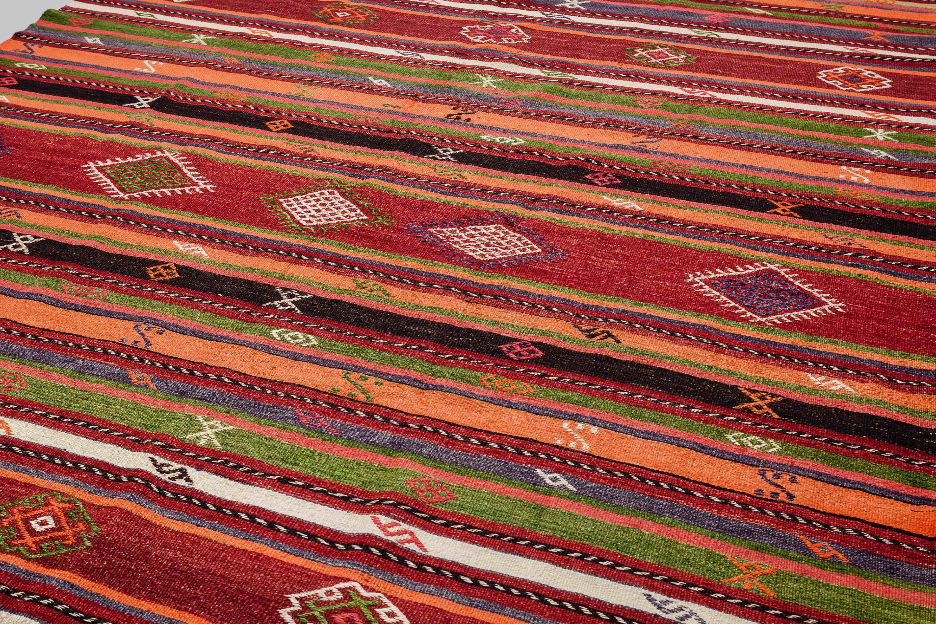 Vintage Kilim Denizli 306X202cm - Wild Heart Free Soul