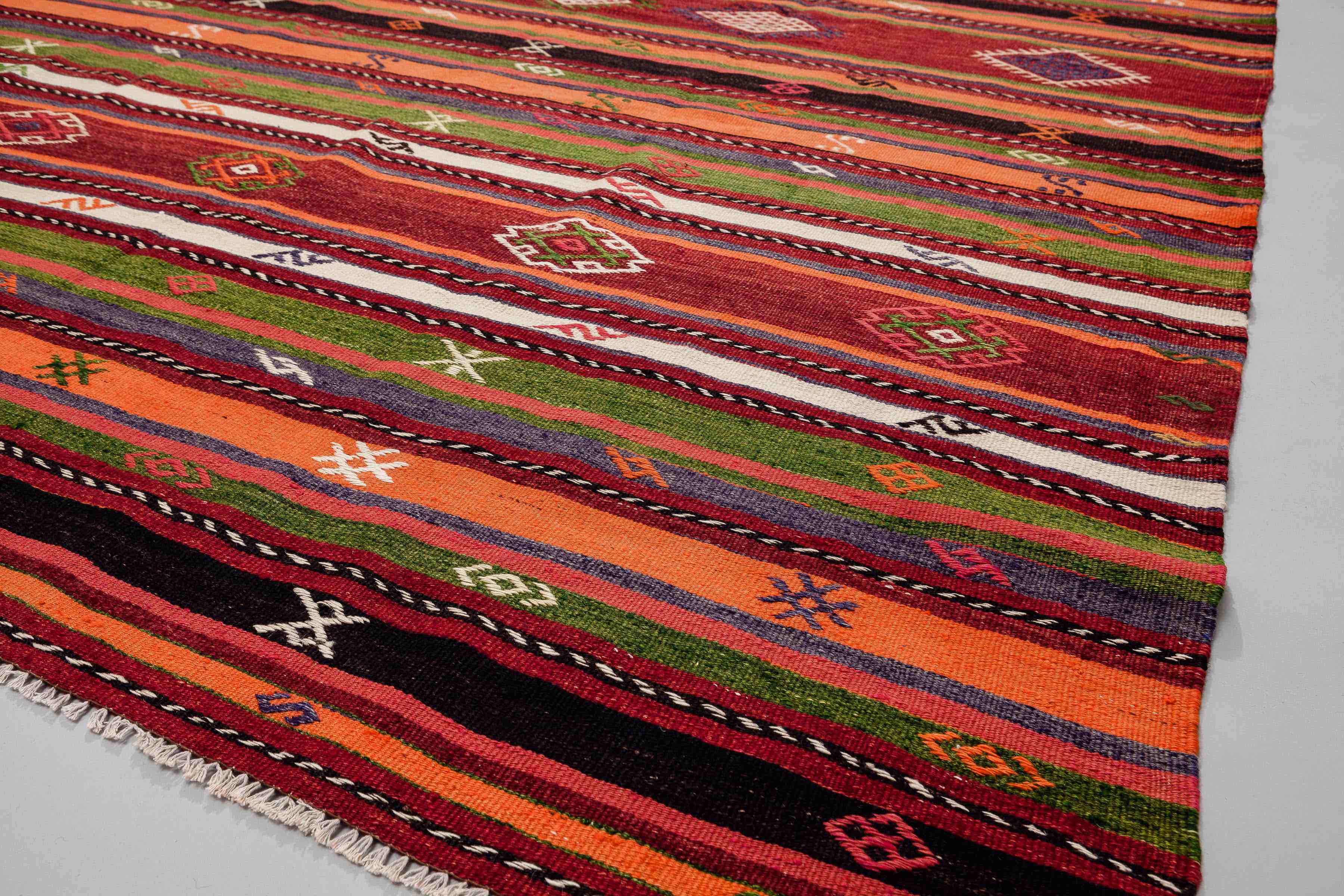 Vintage Kilim Denizli 306X202cm - Wild Heart Free Soul