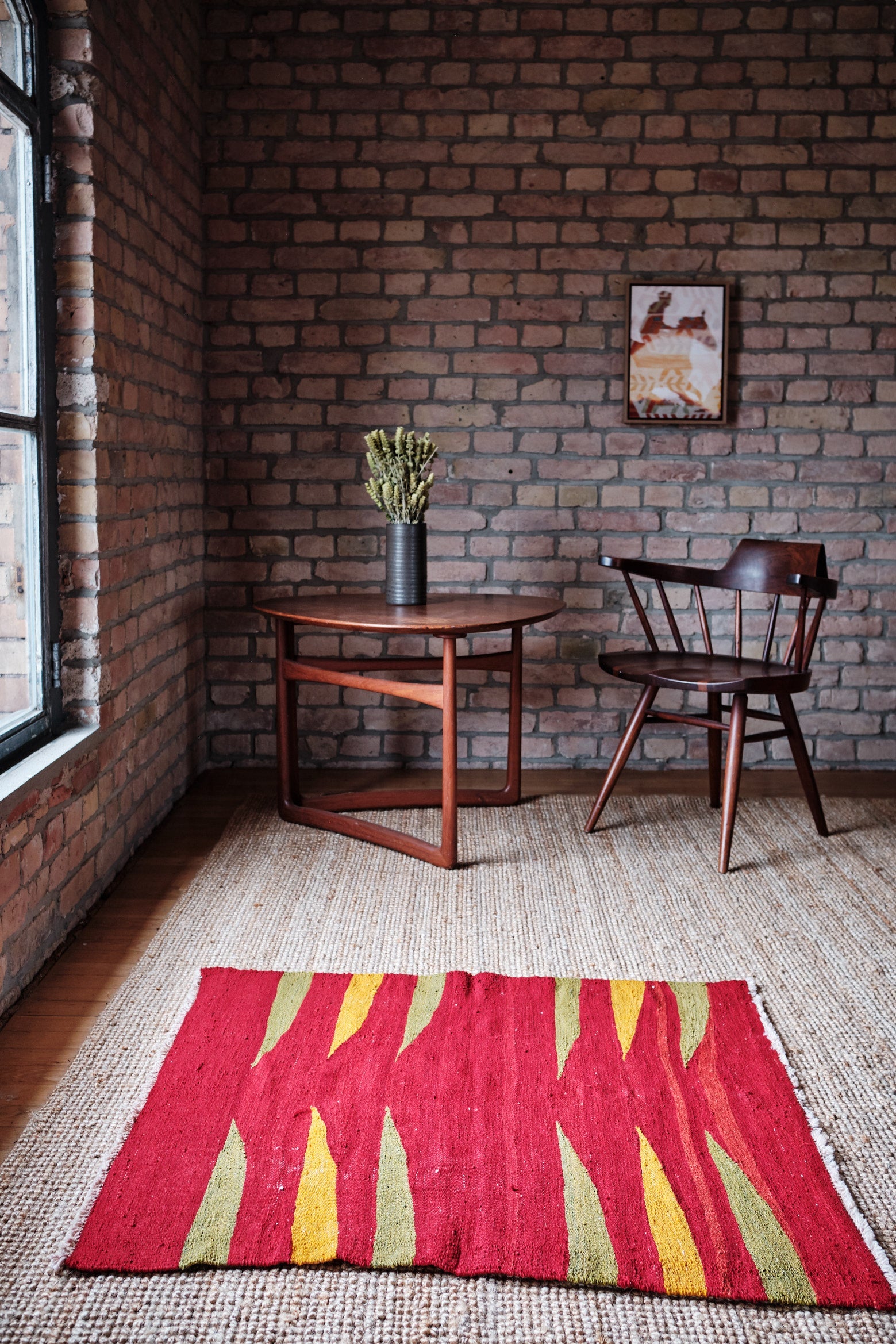 Vintage Kilim Denizli 92x87cm - Wild Heart Free Soul