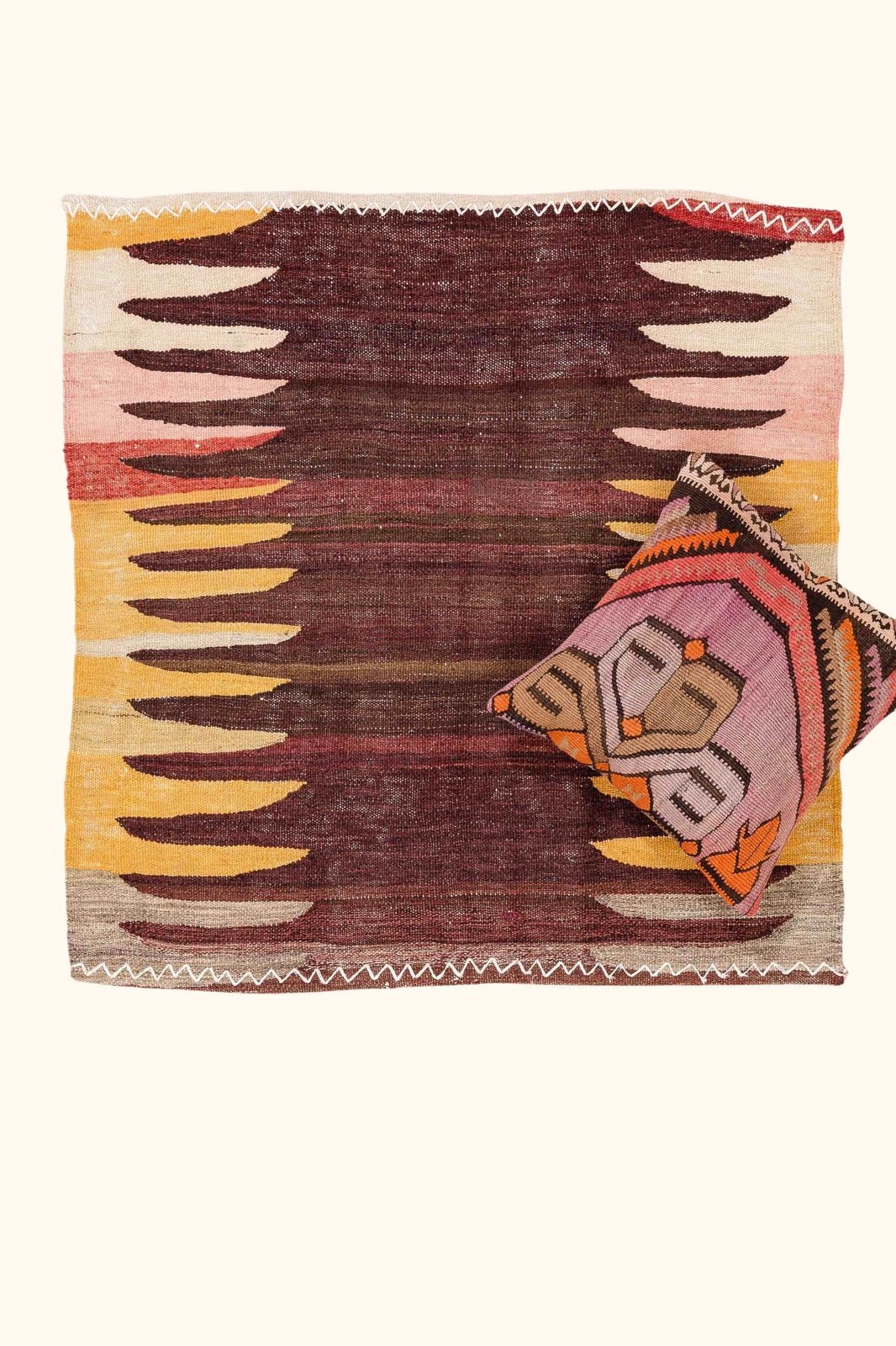 Vintage Kilim Denizli 92x95cm - Wild Heart Free Soul