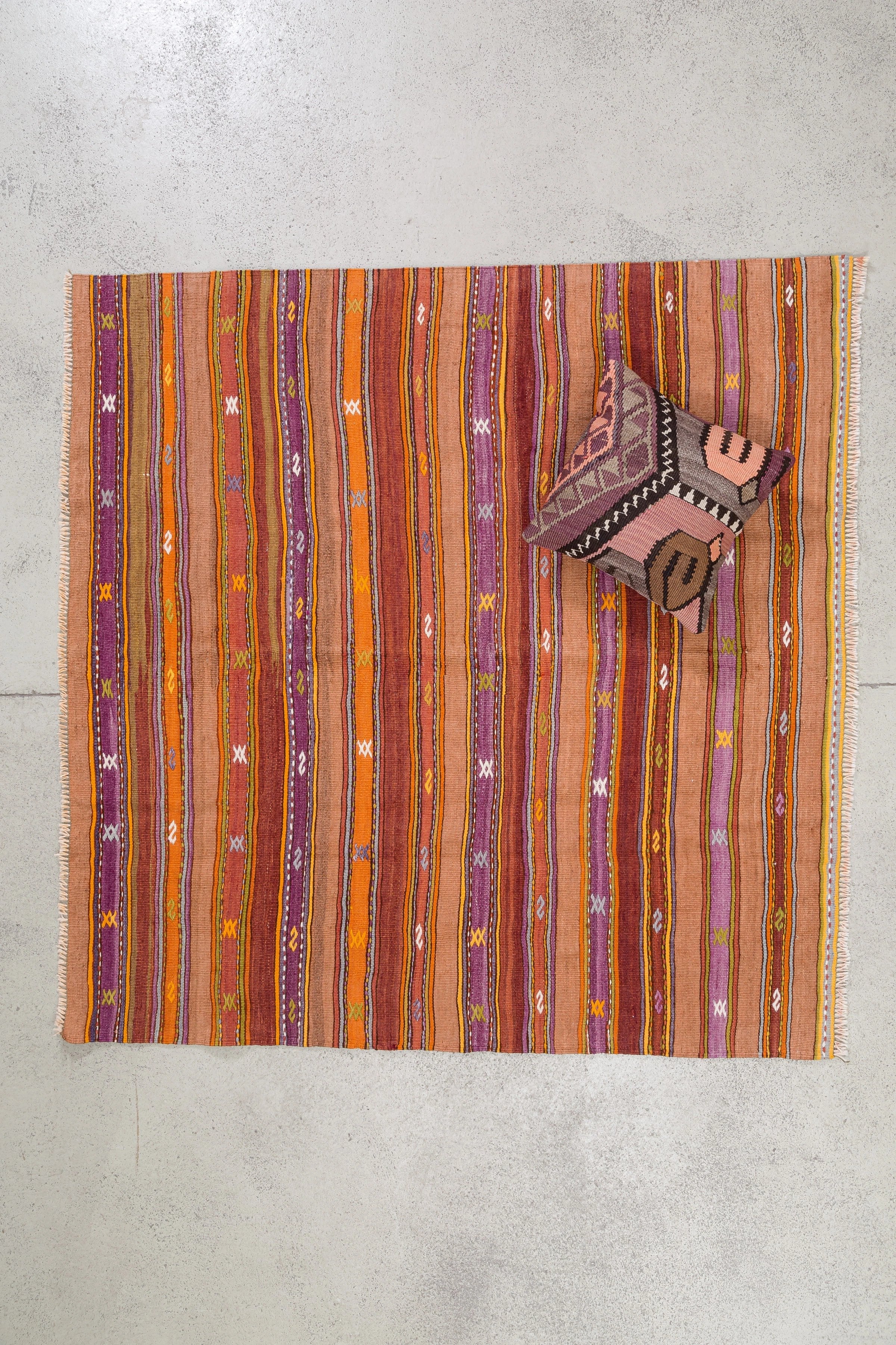 Vintage Kilim Fethiye 154x154cm - Wild Heart Free Soul