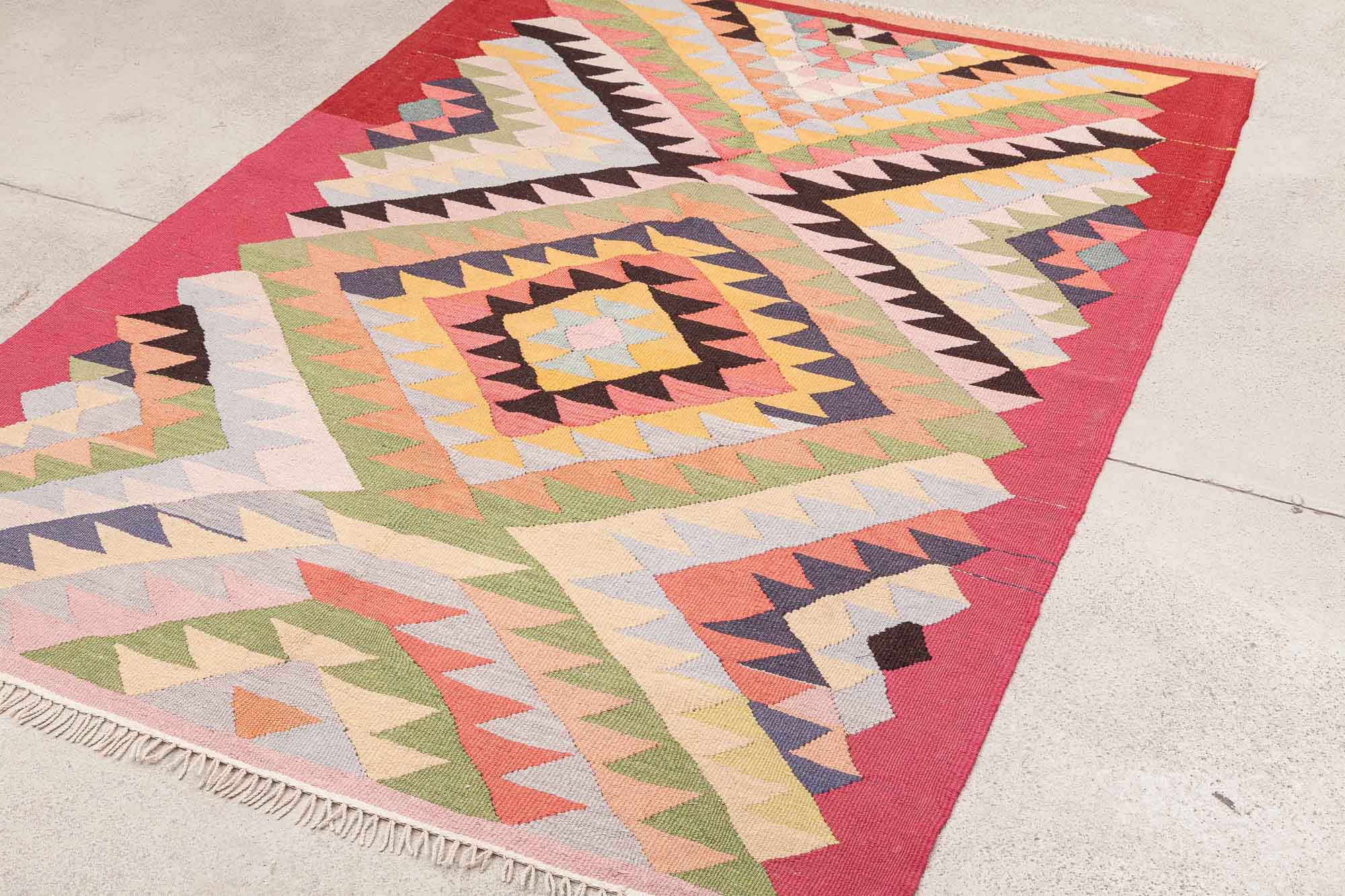 Vintage Kilim Fethiye 201 x 144cm - Wild Heart Free Soul