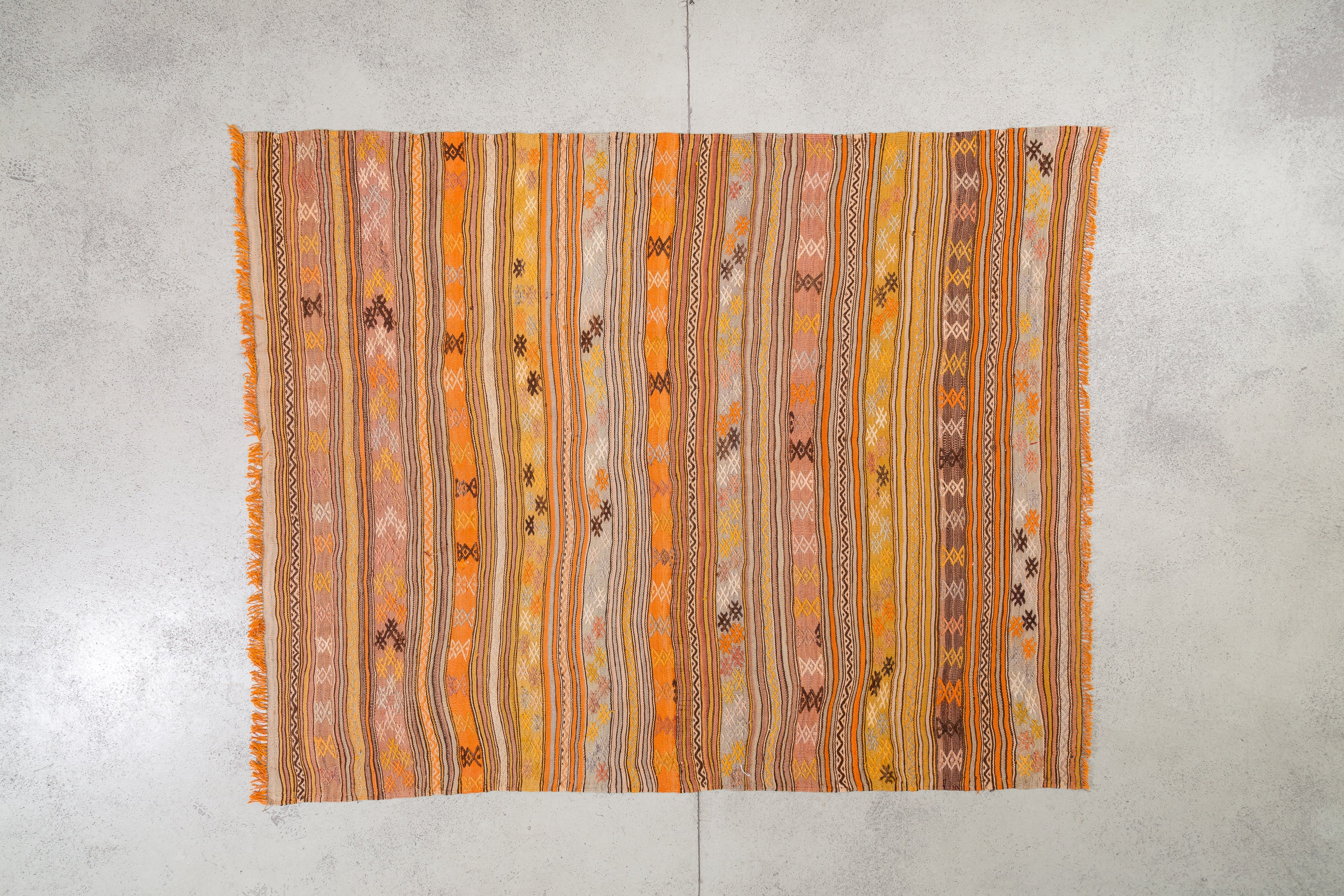 Vintage Kilim Fethiye 205x166cm - Wild Heart Free Soul