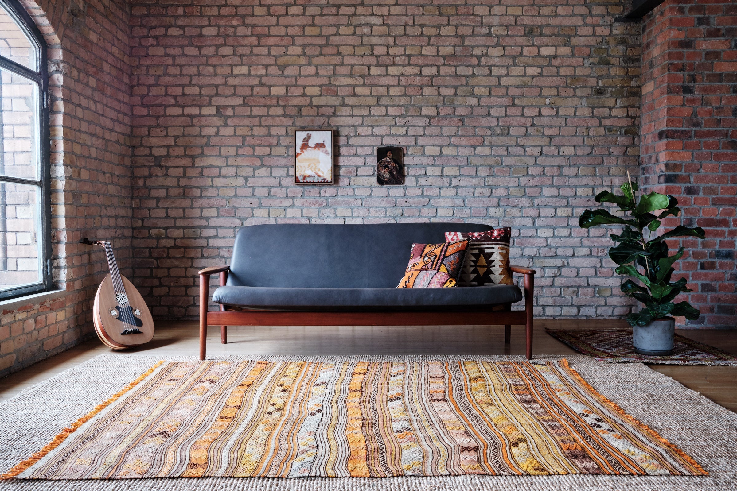 Vintage Kilim Fethiye 205x166cm - Wild Heart Free Soul