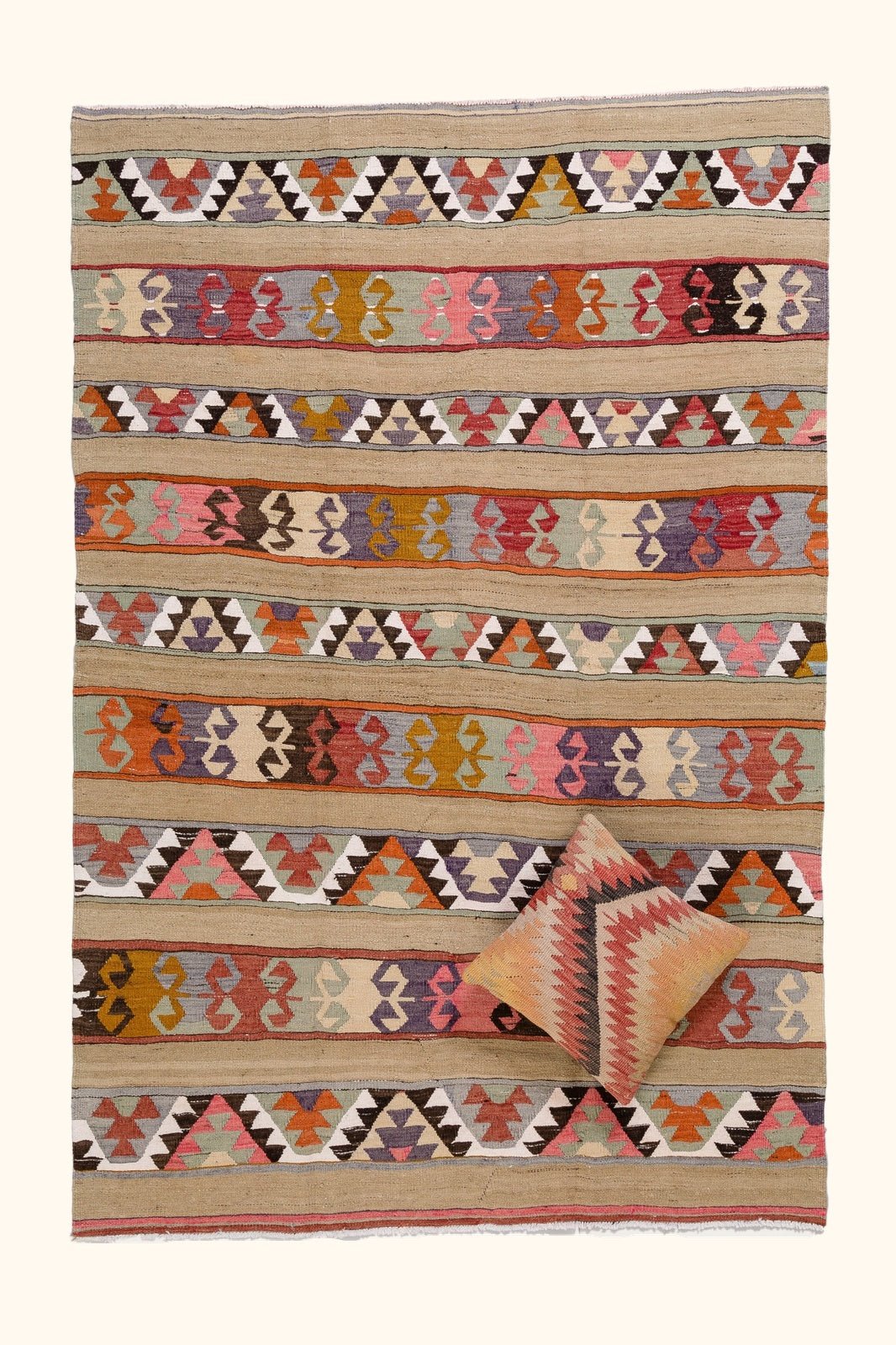 Vintage Kilim Fethiye 218x147cm - Wild Heart Free Soul