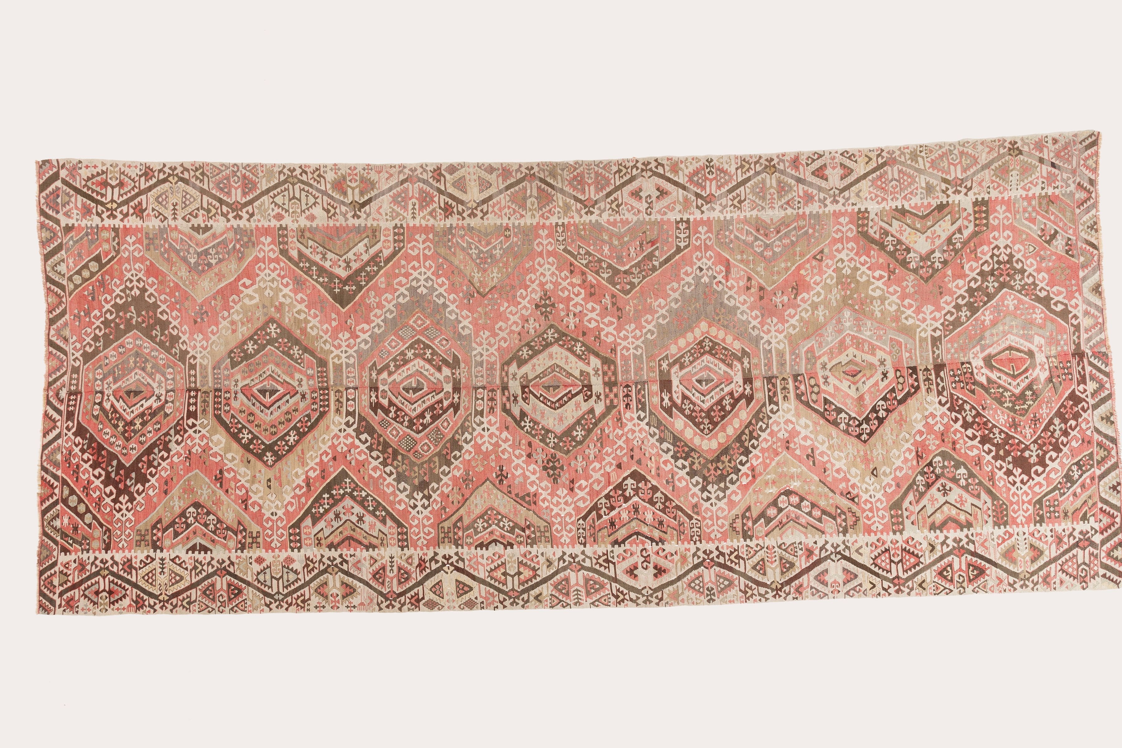 Vintage Kilim Herki, Kayseri 405x175cm - Wild Heart Free Soul