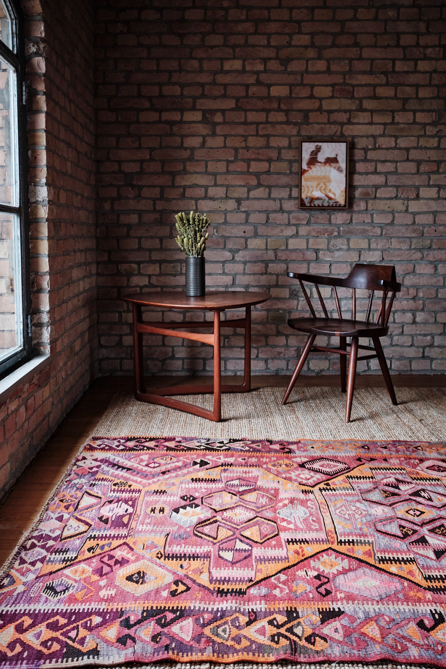 Vintage Kilim Kars 155x144cm - Wild Heart Free Soul