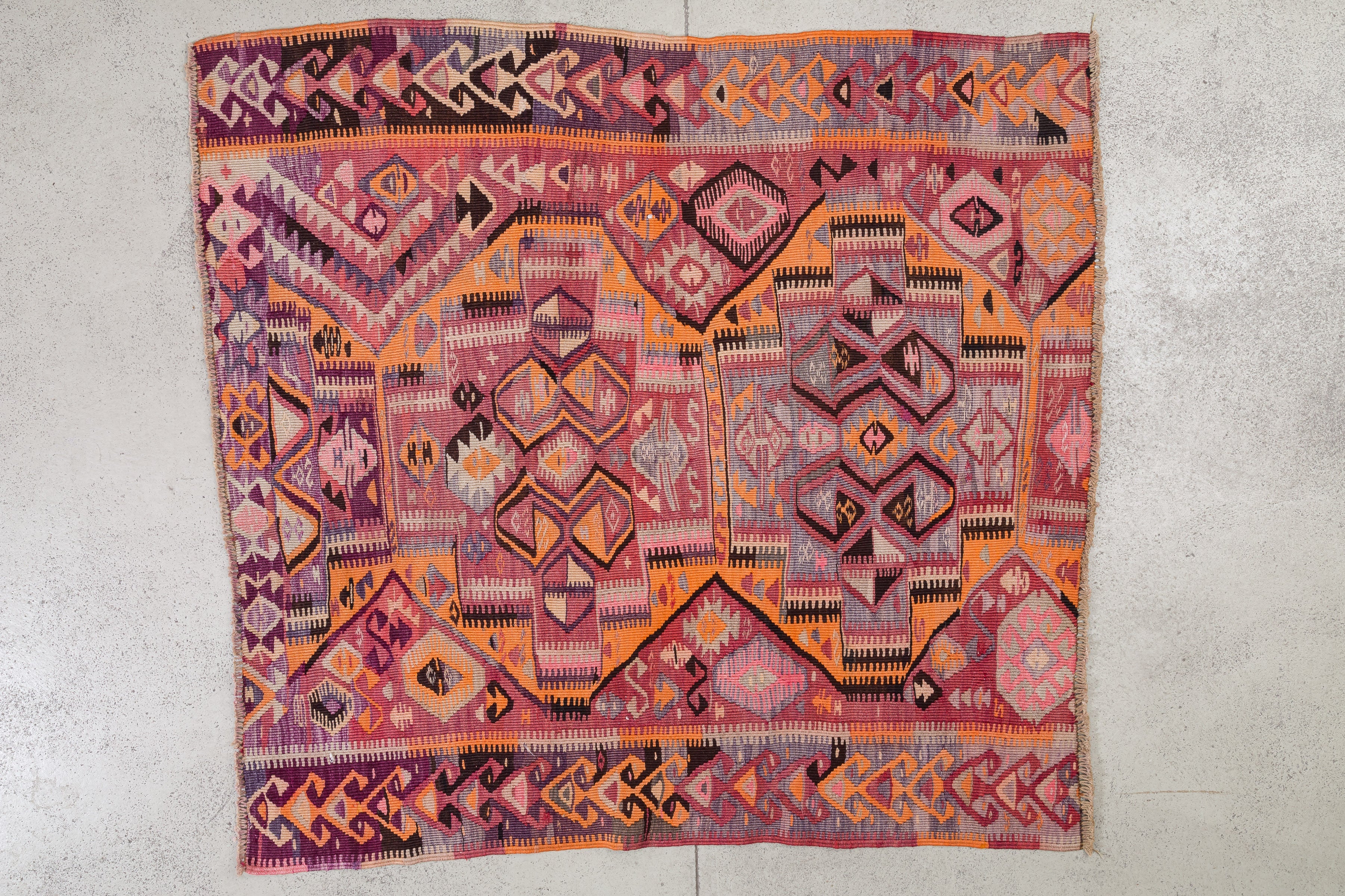 Vintage Kilim Kars 155x144cm - Wild Heart Free Soul