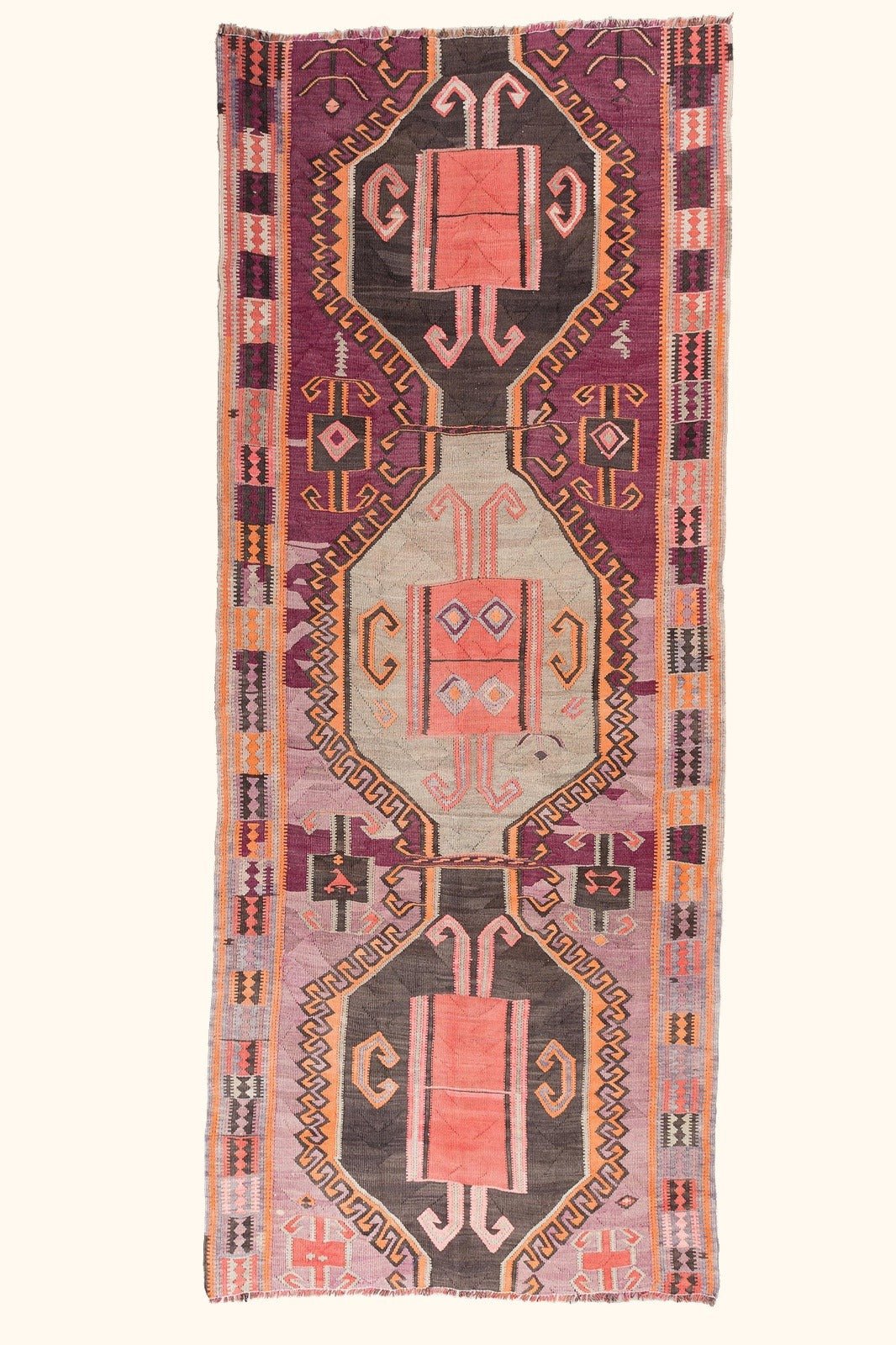 Vintage Kilim Kars 377x153cm - Wild Heart Free Soul