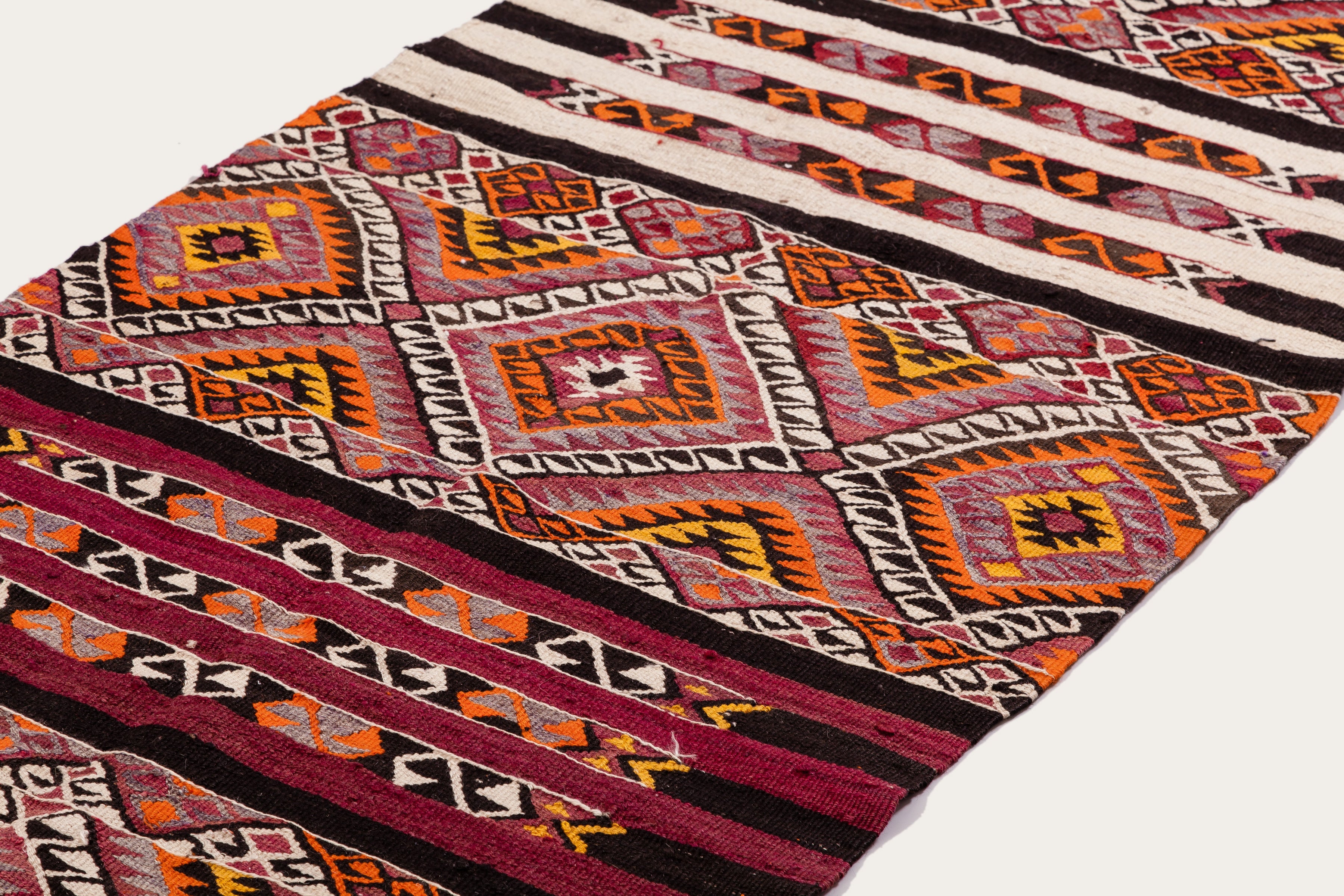 Vintage Kilim Kars 394x96cm - Wild Heart Free Soul