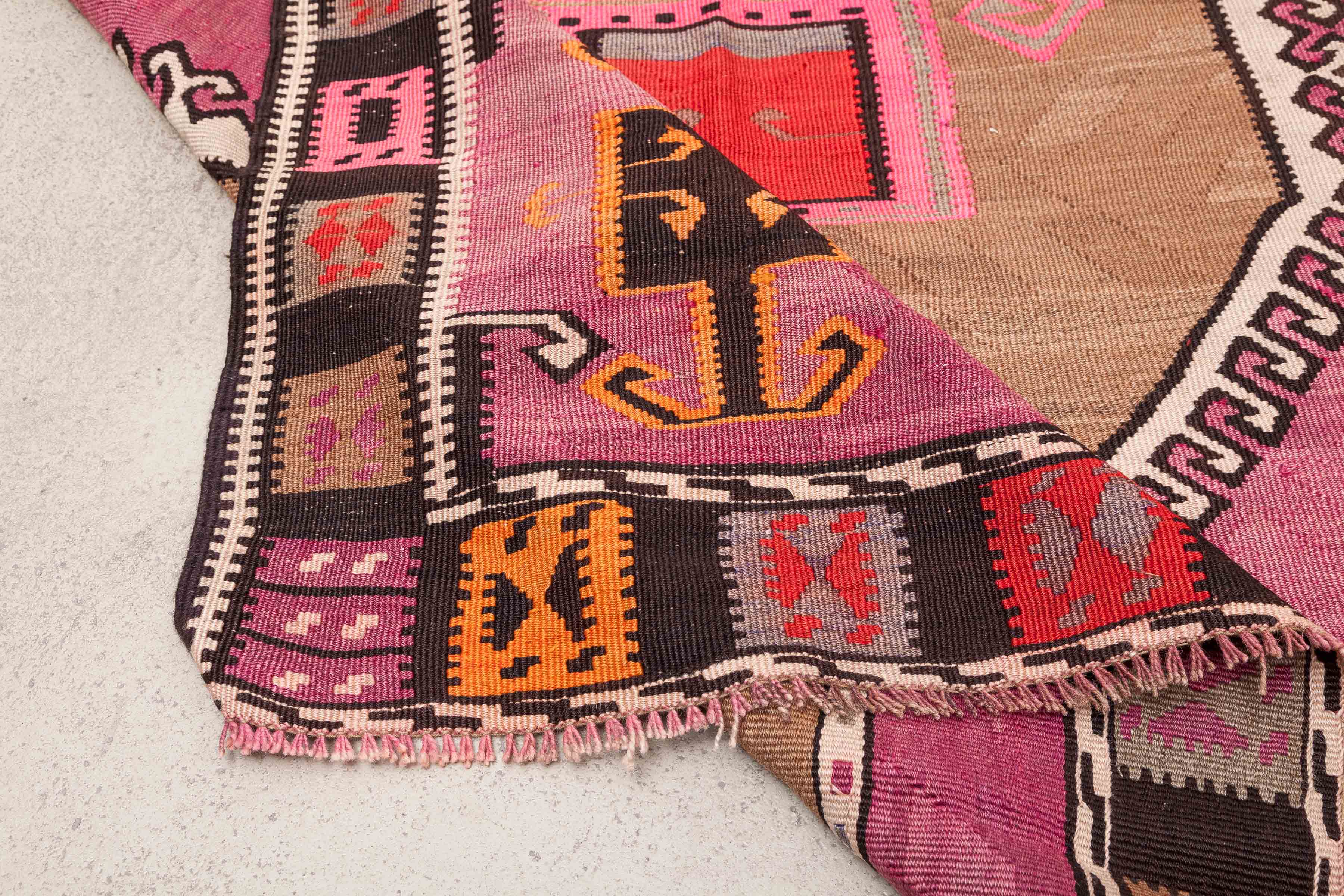 Vintage Kilim Kars 466x126cm - Wild Heart Free Soul
