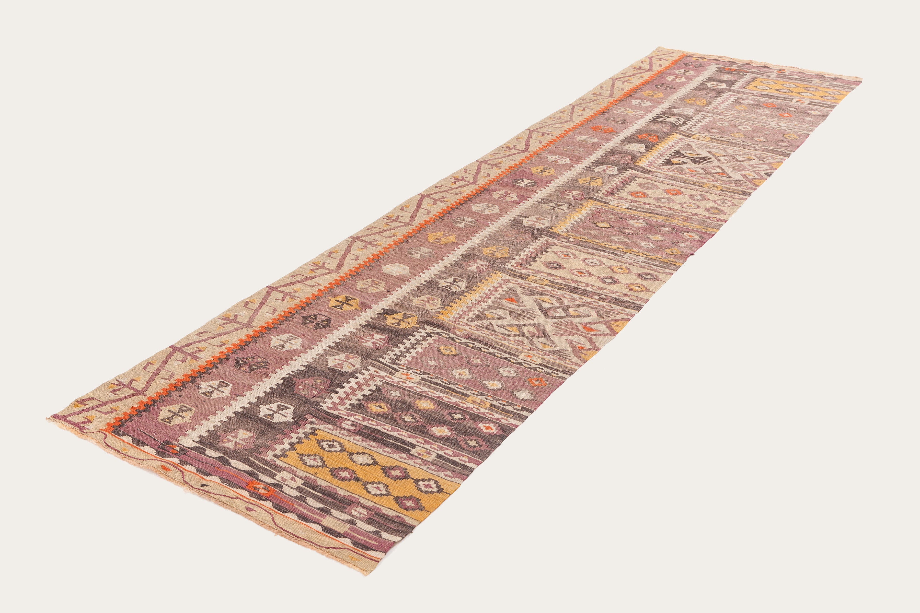 Vintage Kilim Kayseri 336x90 cm - Wild Heart Free Soul