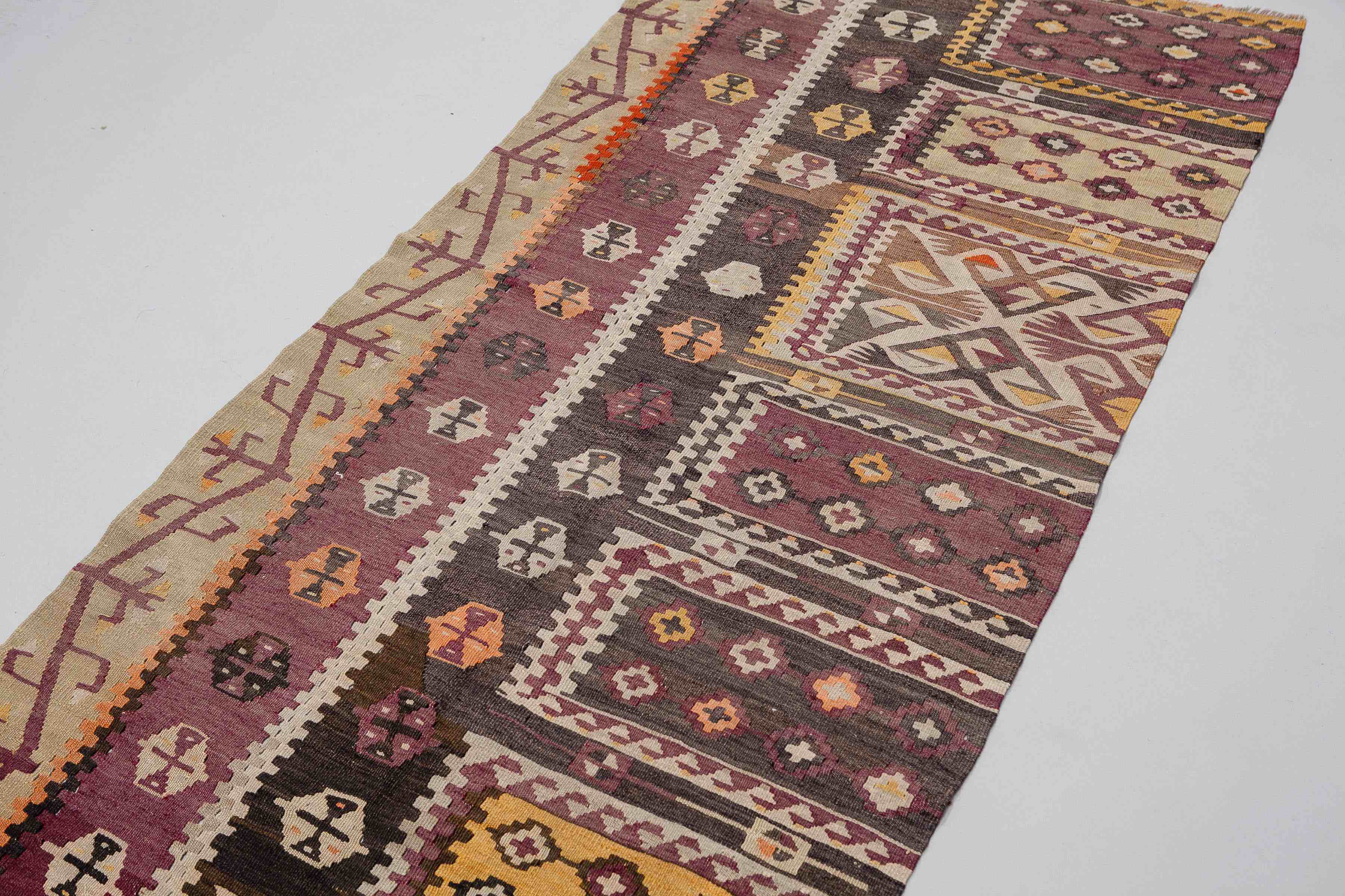Vintage Kilim Kayseri 336x90cm - Wild Heart Free Soul