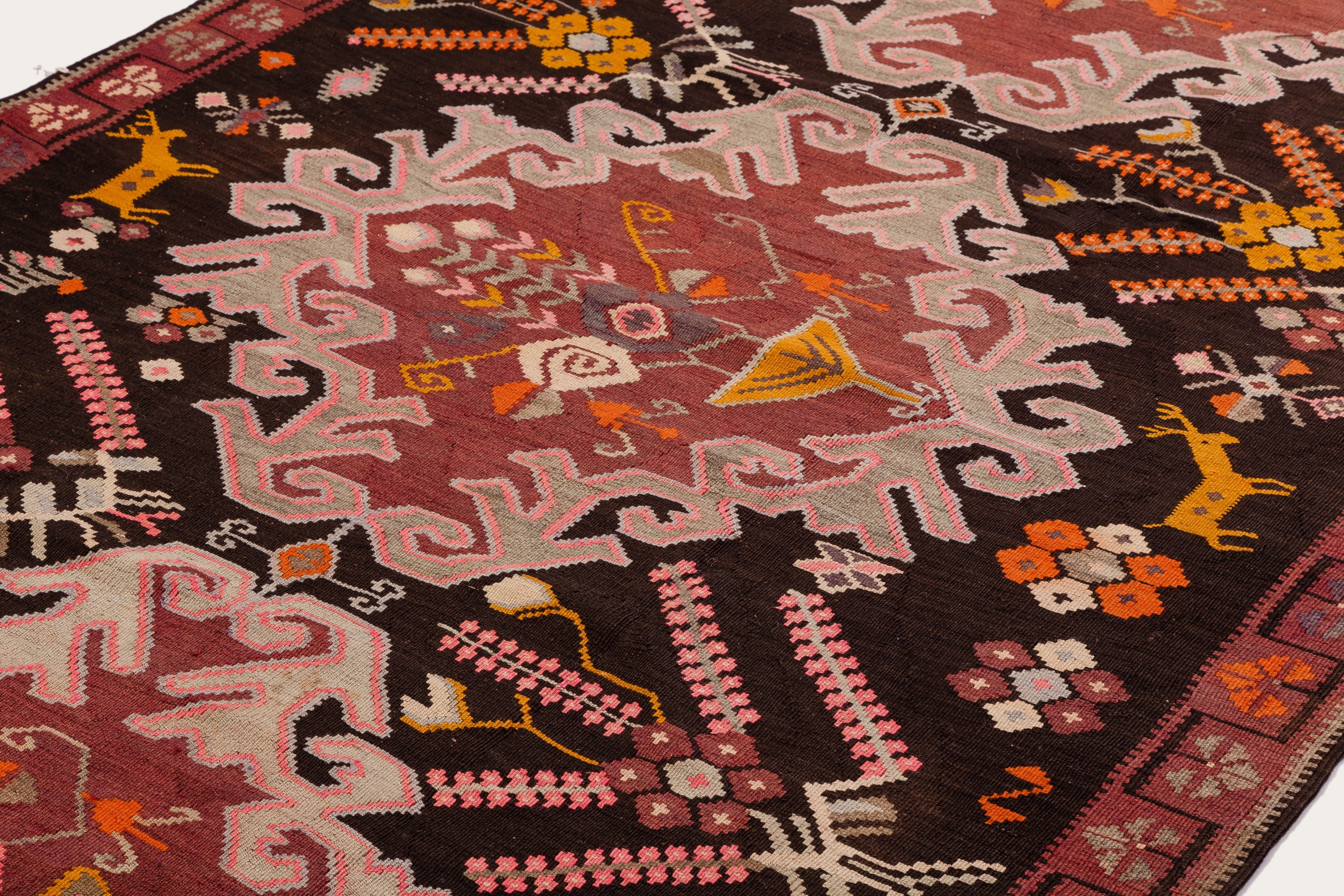 Vintage Kilim Läufer 1940s Kars 305x130 cm - Wild Heart Free Soul