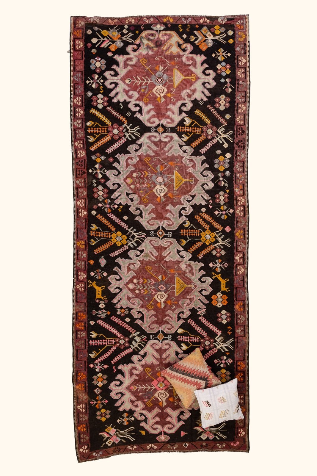Vintage Kilim Läufer 1940s Kars 305x130 cm - Wild Heart Free Soul