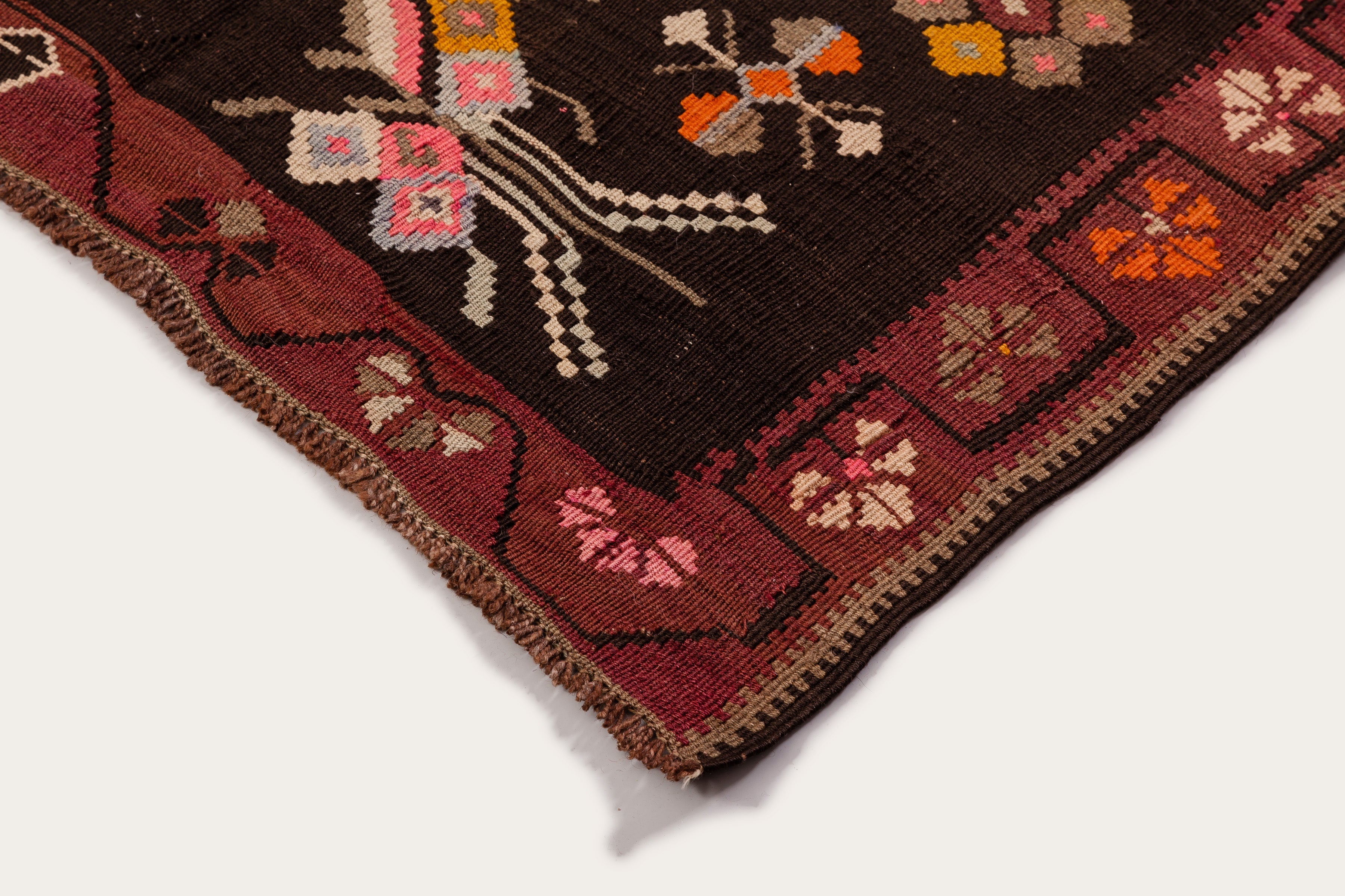Vintage Kilim Läufer 1940s Kars 305x130 cm - Wild Heart Free Soul