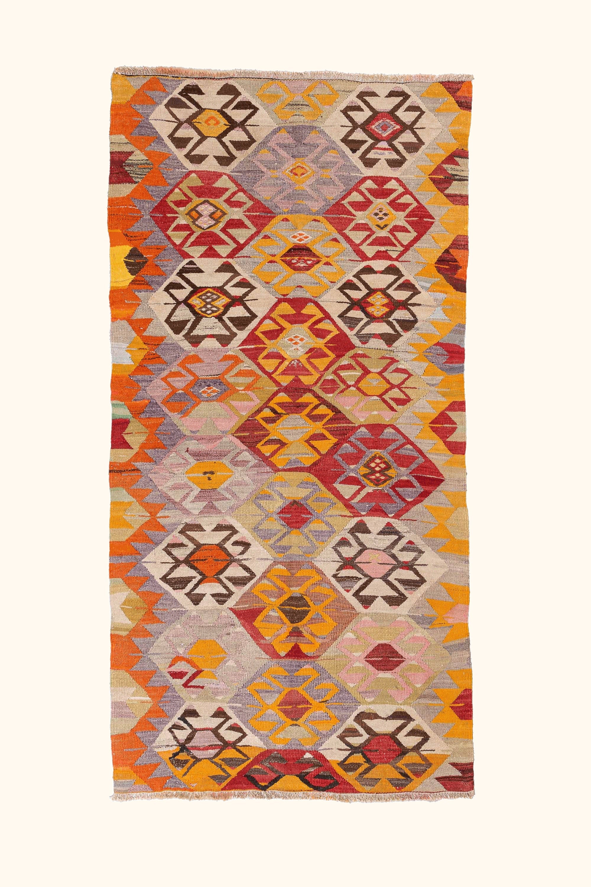 Vintage Kilim Milas 210x107cm - Wild Heart Free Soul