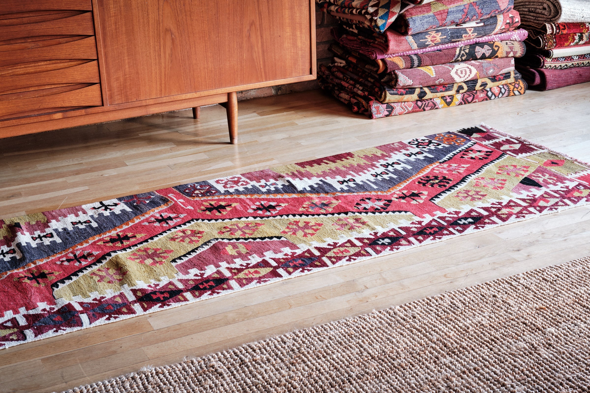 Vintage Kilim Nigde 350x77cm - Wild Heart Free Soul
