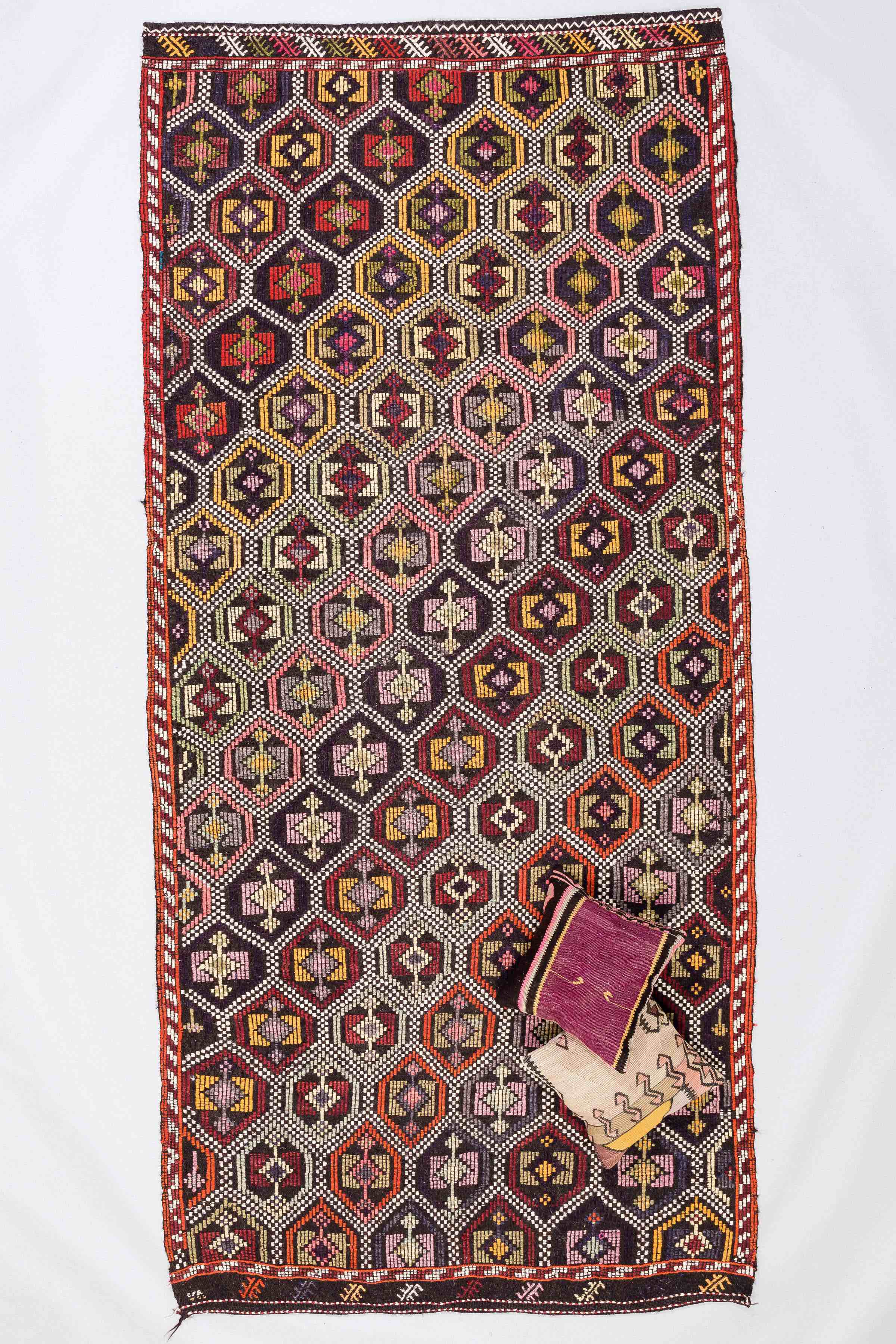 Vintage Kilim Silifke 348x160cm - Wild Heart Free Soul