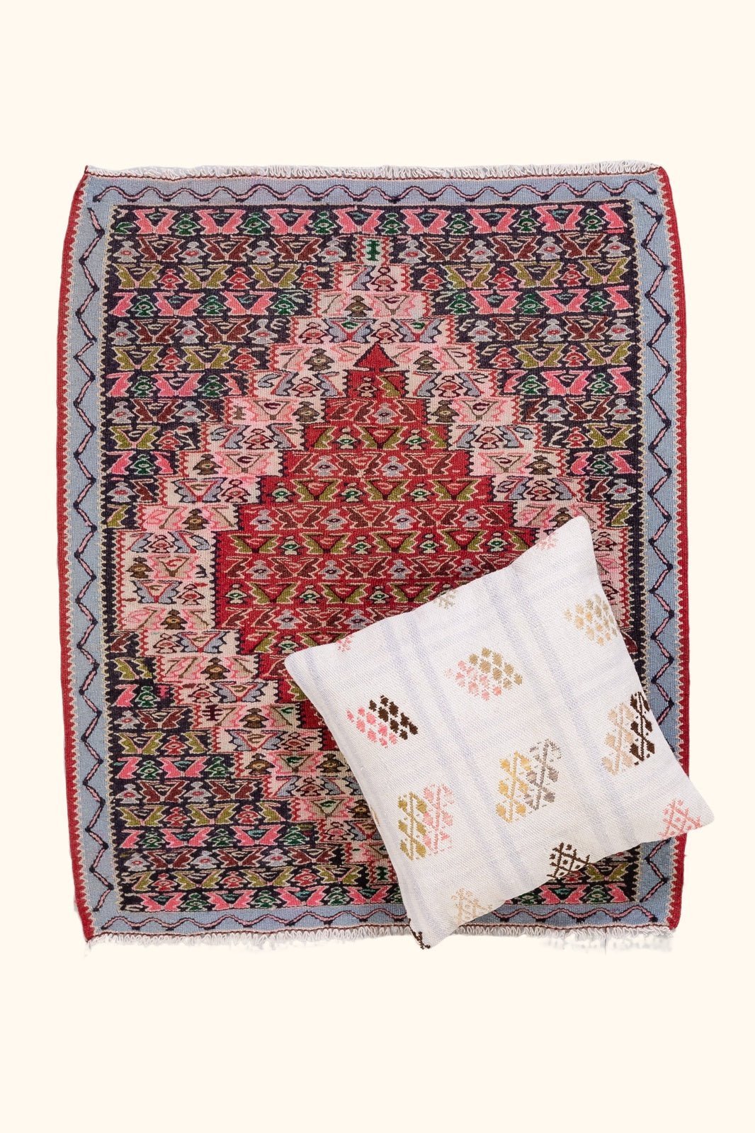 Vintage Kilim Sine/Iran 92x74cm - Wild Heart Free Soul