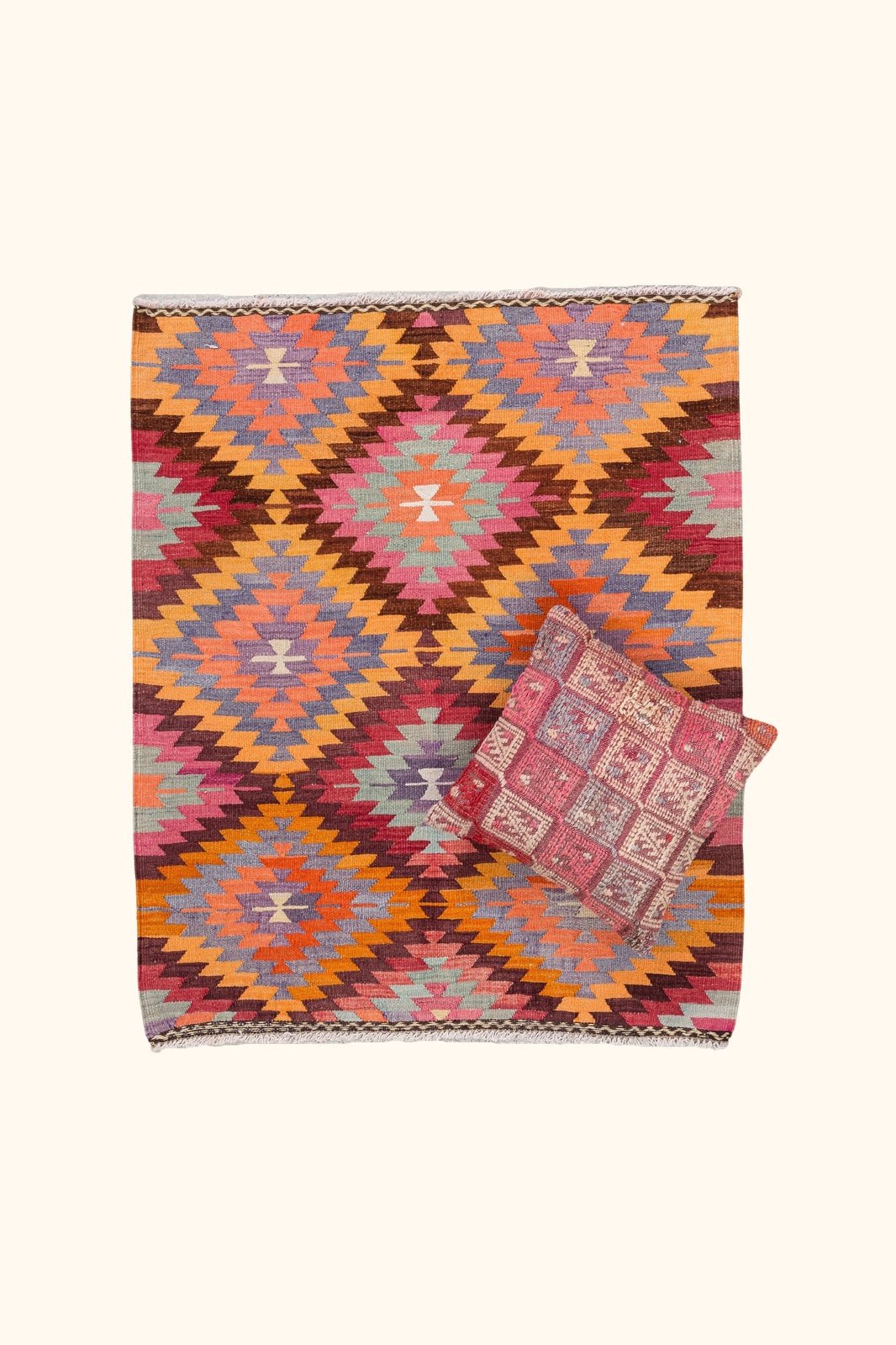 Vintage Kilim Tavas 114x96cm - Wild Heart Free Soul