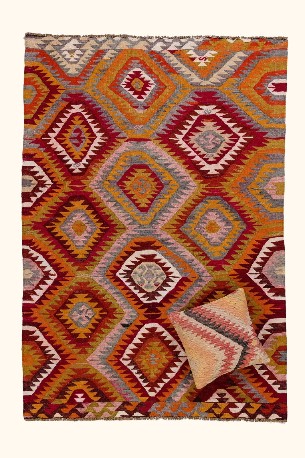 Vintage Kilim Tavas 194x134cm - Wild Heart Free Soul
