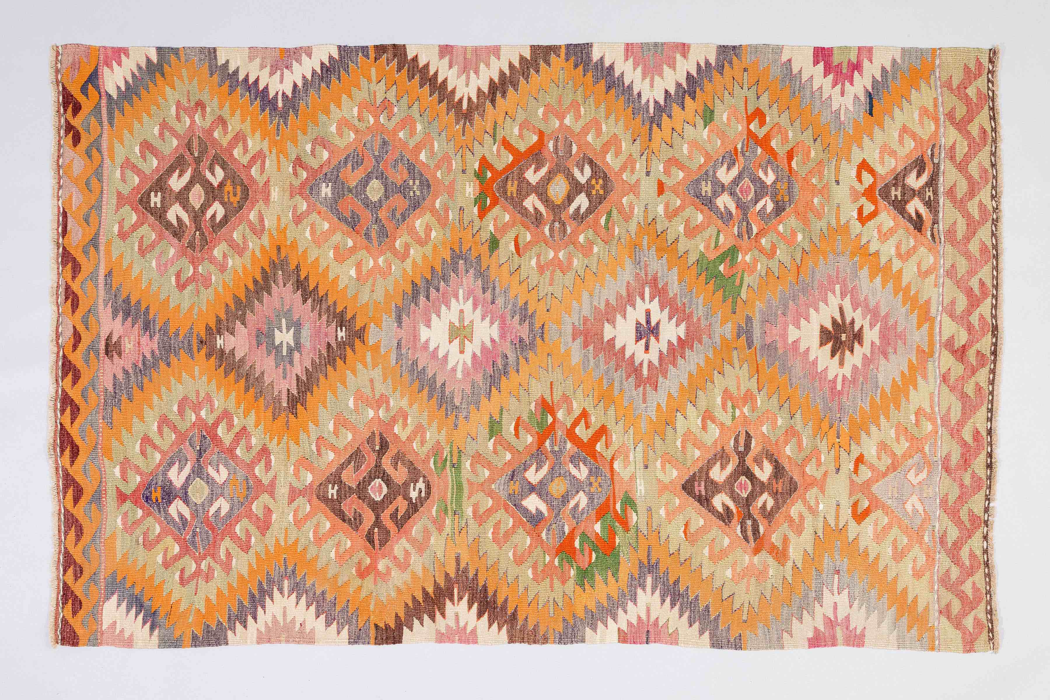 Vintage Kilim Tavas 242x145cm - Wild Heart Free Soul