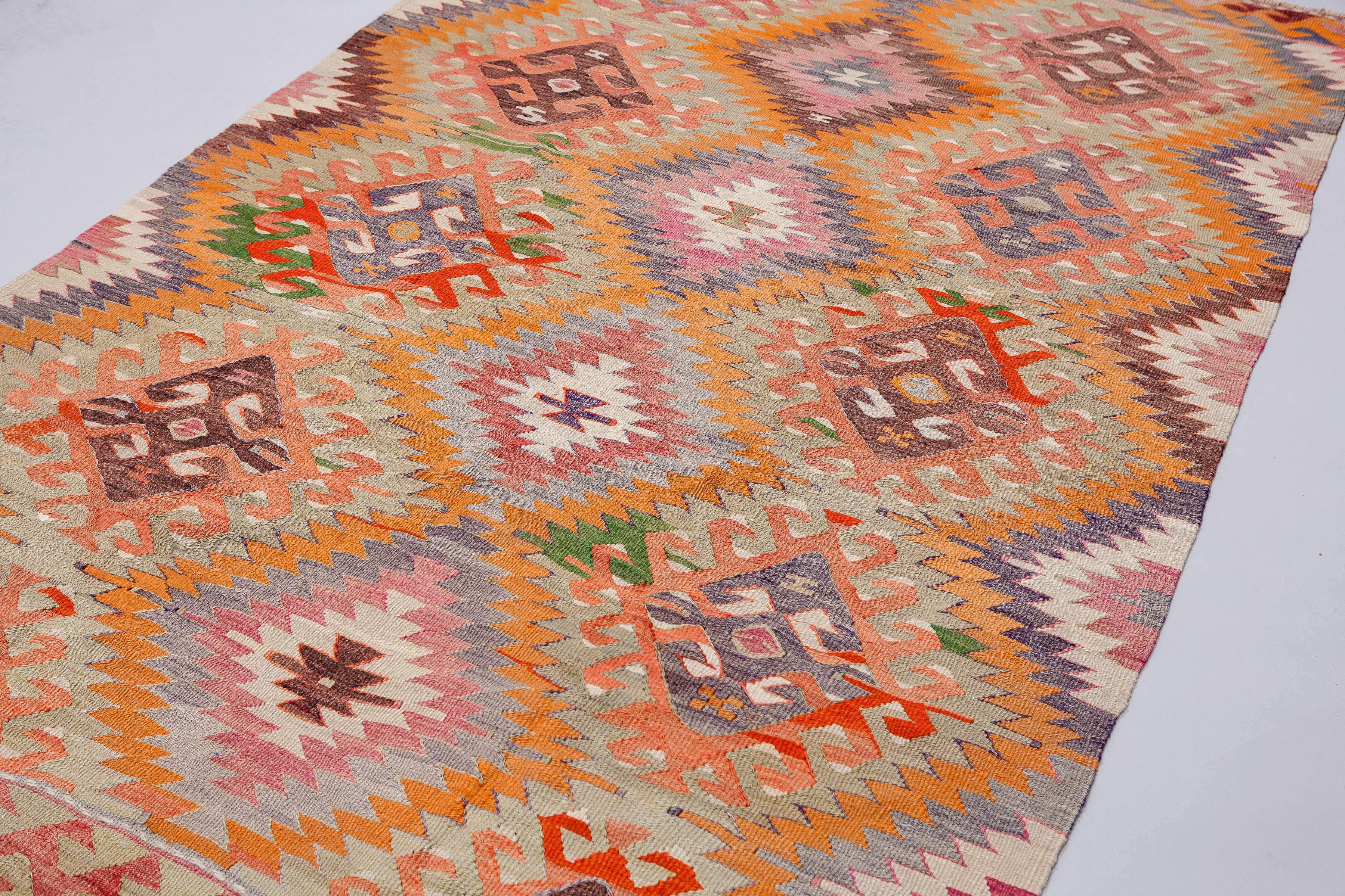 Vintage Kilim Tavas 242x145cm - Wild Heart Free Soul