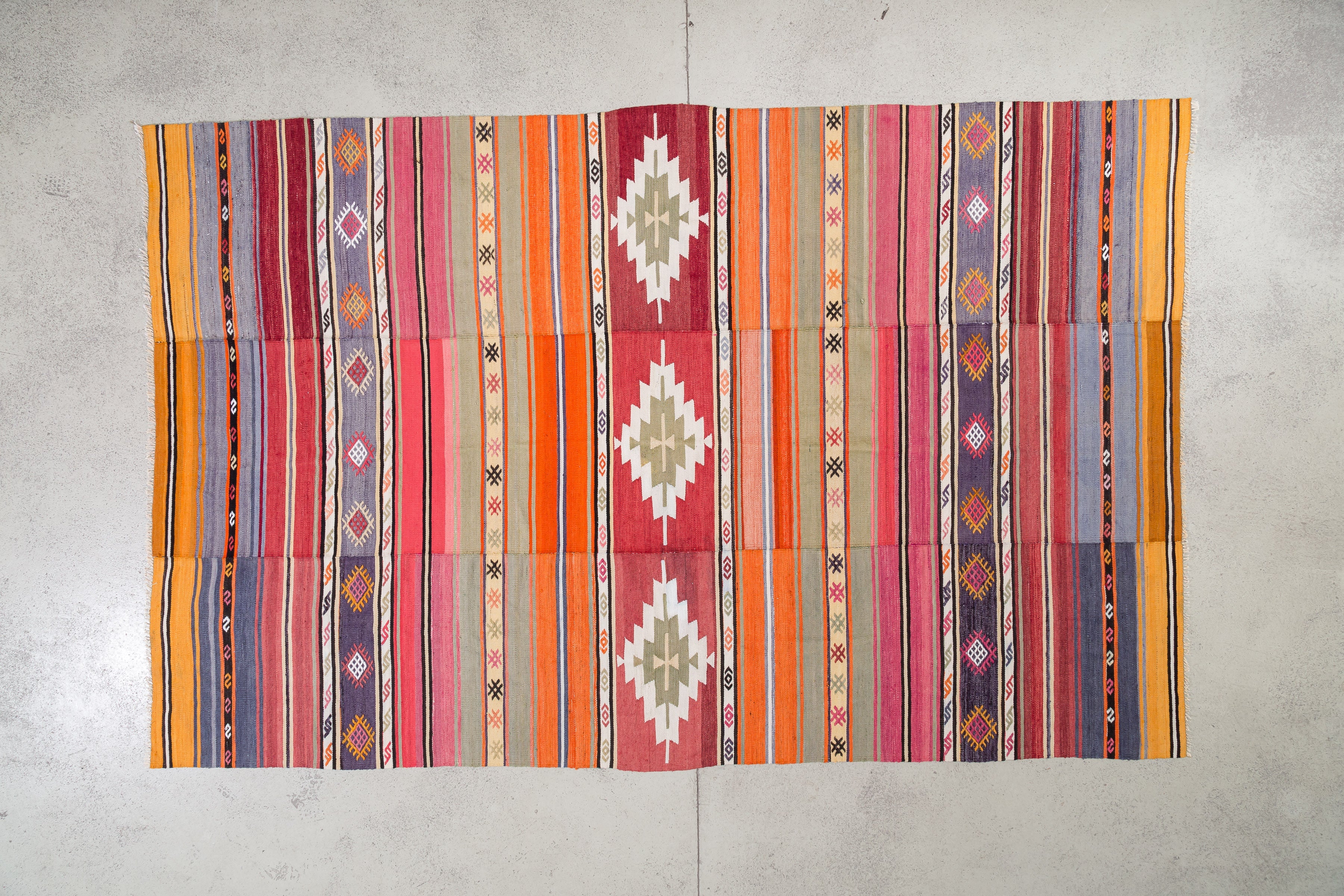 Vintage Kilim Tavas 270x175cm - Wild Heart Free Soul