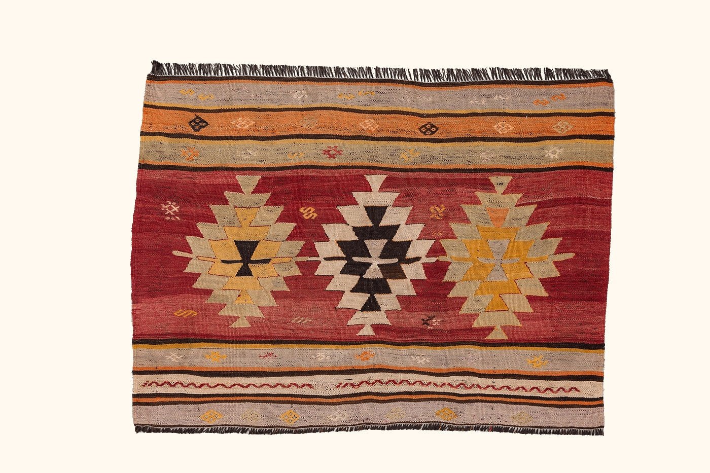 Vintage Kilim Teppich Çal 143cm x 103cm - Wild Heart Free Soul
