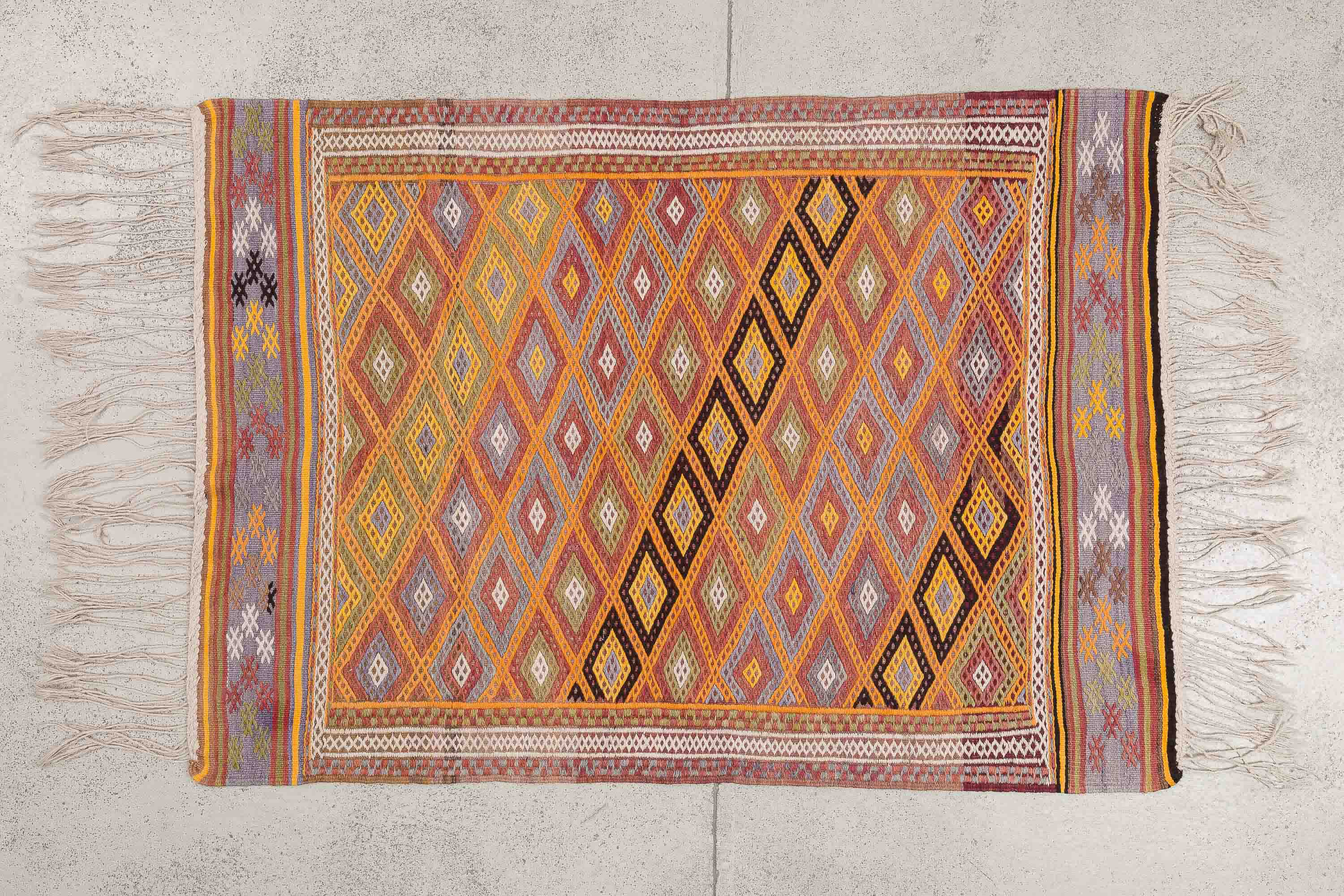 Vintage Kilim Teppich Denizli 147cm x 106cm - Wild Heart Free Soul