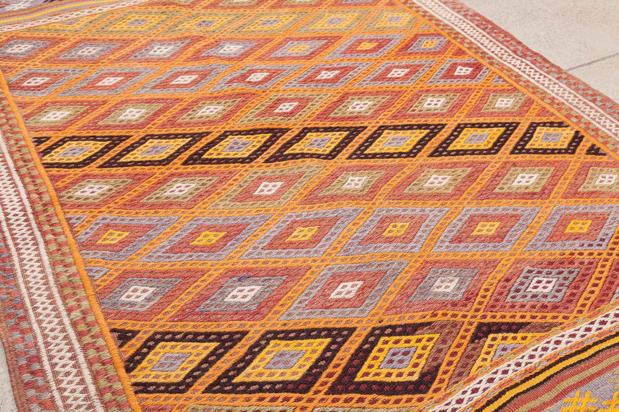 Vintage Kilim Teppich Denizli 147cm x 106cm - Wild Heart Free Soul