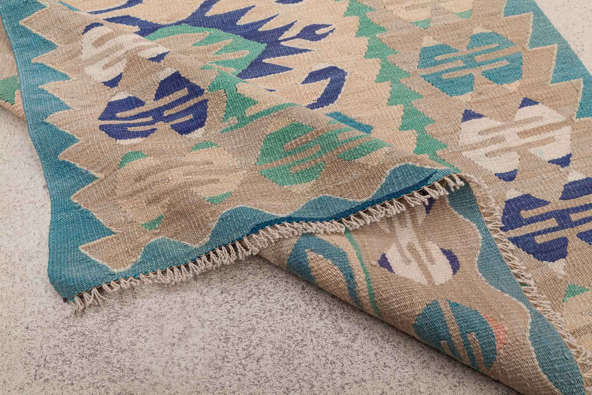 Vintage Kilim Teppich Eşme 123cm x 83cm - Wild Heart Free Soul