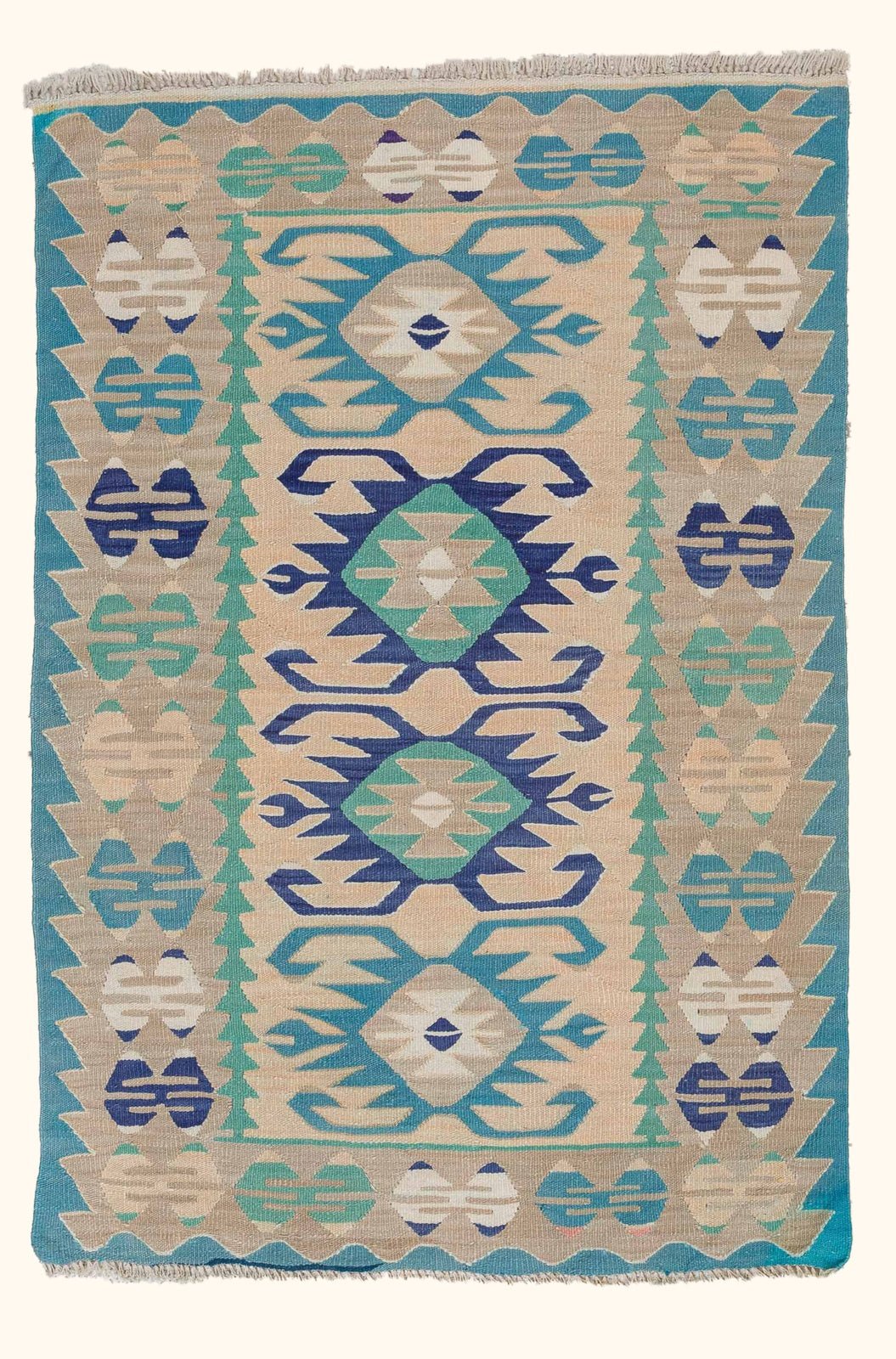 Vintage Kilim Teppich Eşme 123cm x 83cm - Wild Heart Free Soul