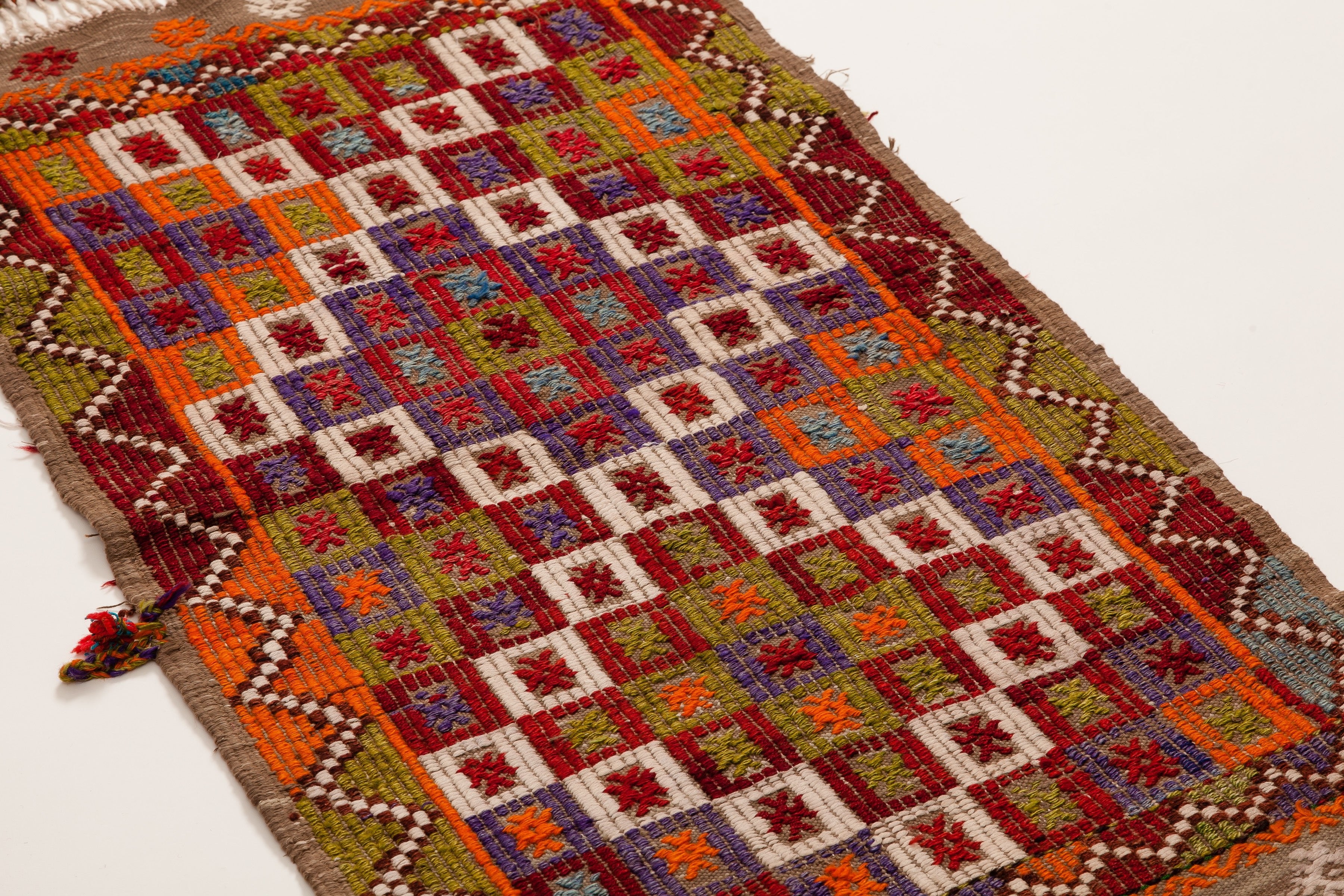 Vintage Kilim Teppich Usak 121cm x 65cm - Wild Heart Free Soul
