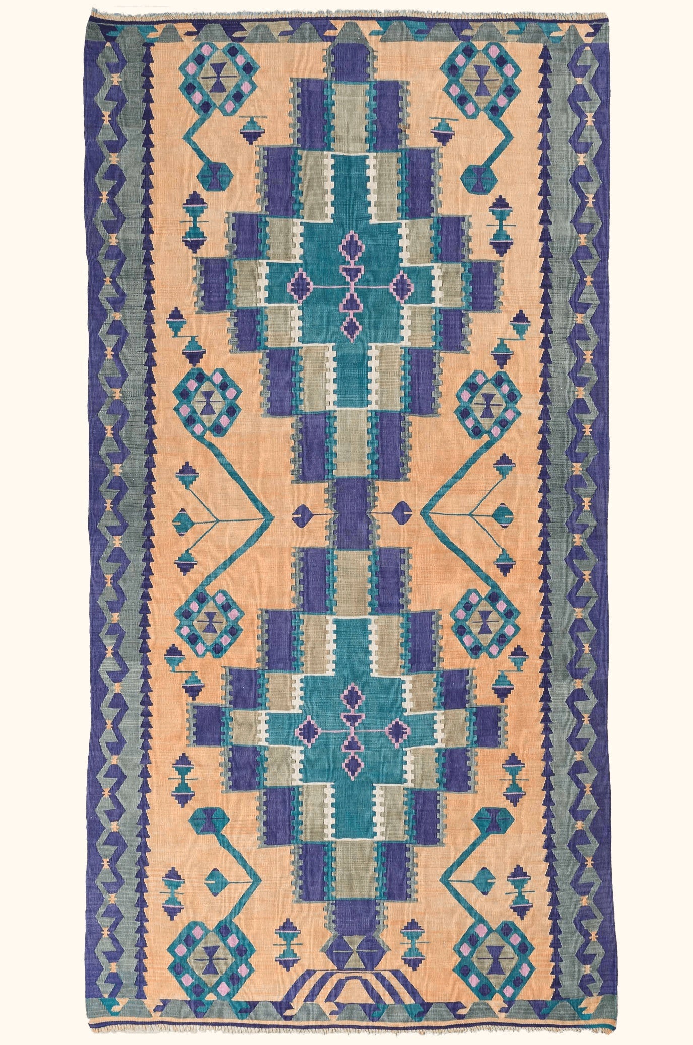 Vintage Kilim Usak 280x145cm - Wild Heart Free Soul