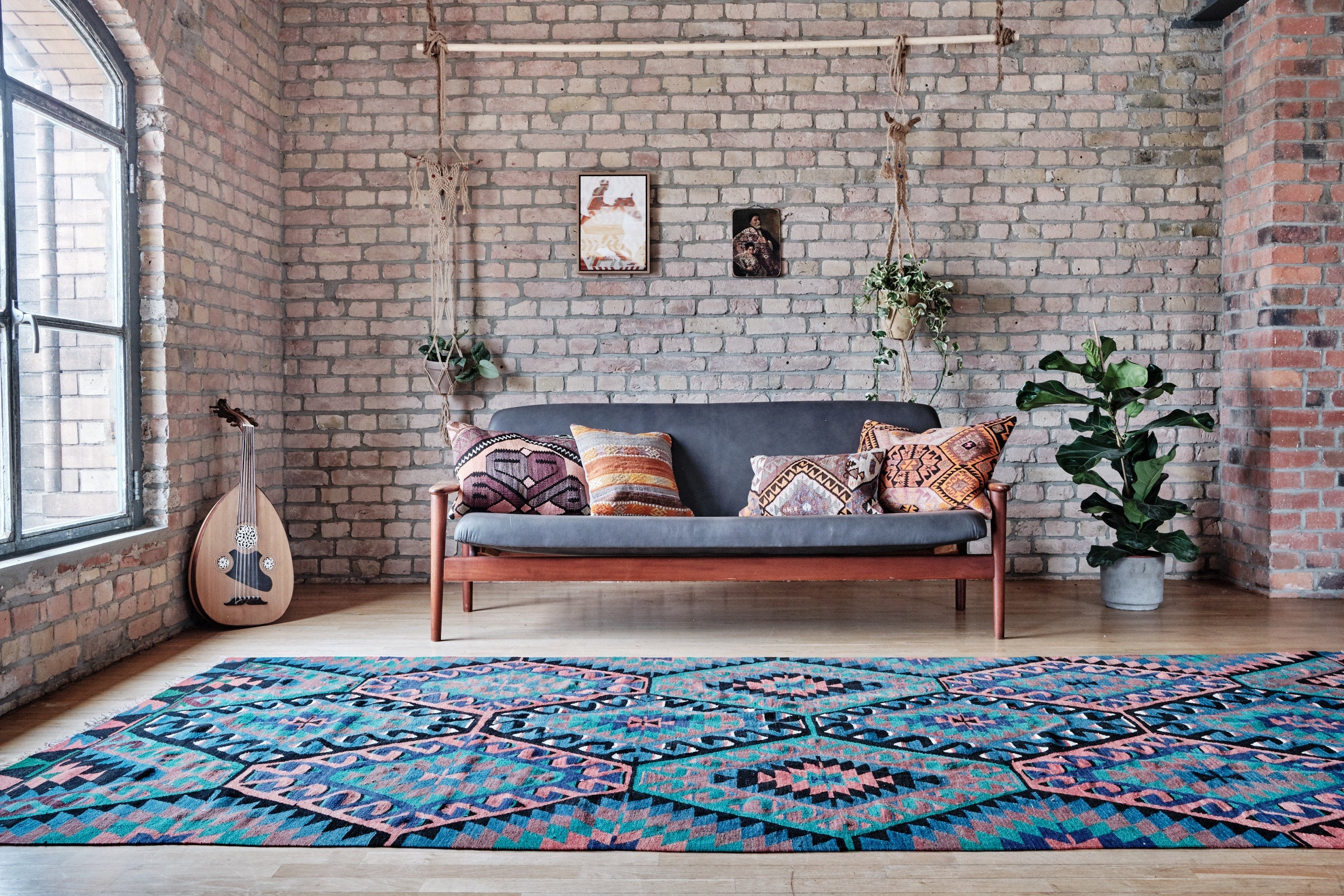 Vintage Kilim Usak 332x160cm - Wild Heart Free Soul