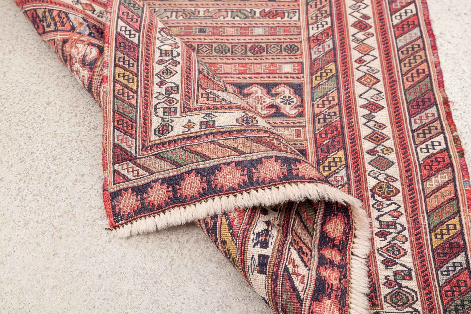 Vintage Sumak Kilim 235x72cm - Wild Heart Free Soul